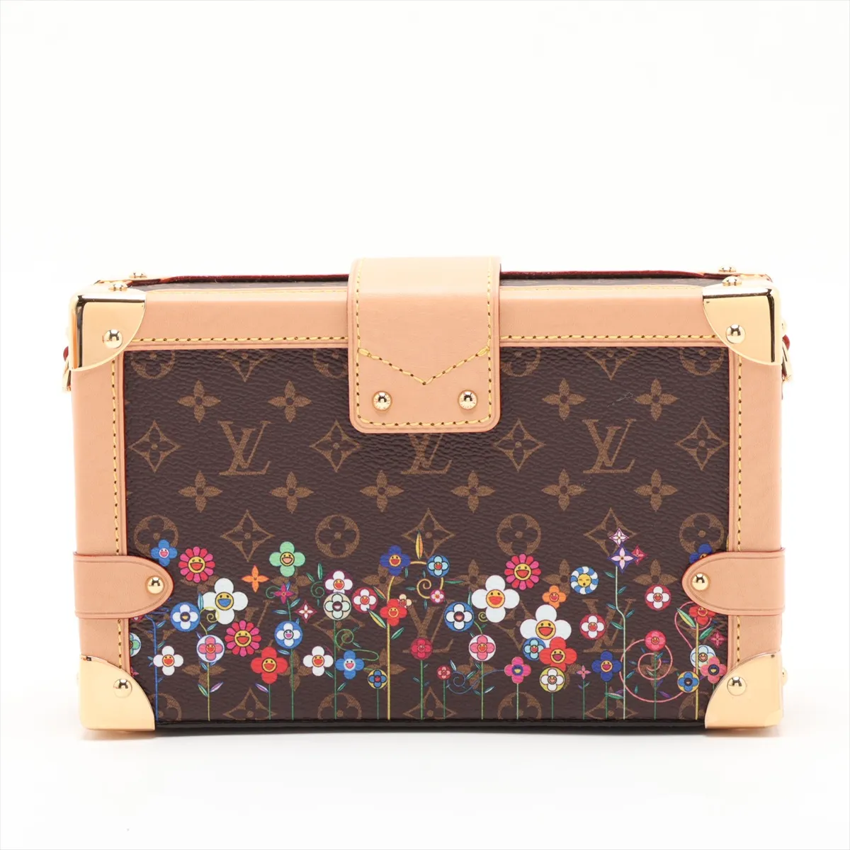 [Individually packaged] Louis Vuitton x Takashi Murakami Monogram Petite Malle M13667 Brown (RFID detected) — view 2