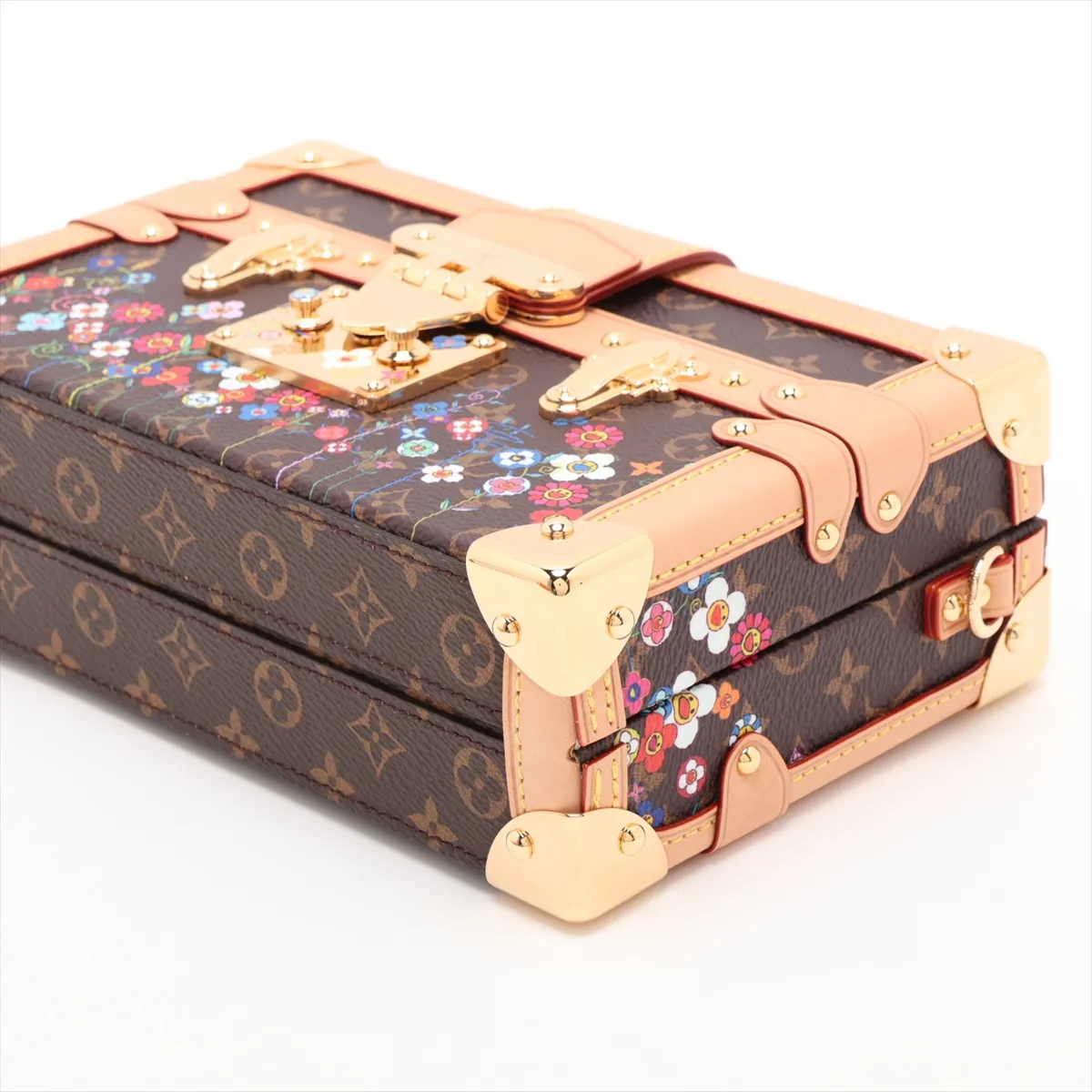 [Individually packaged] Louis Vuitton x Takashi Murakami Monogram Petite Malle M13667 Brown (RFID detected) — view 3