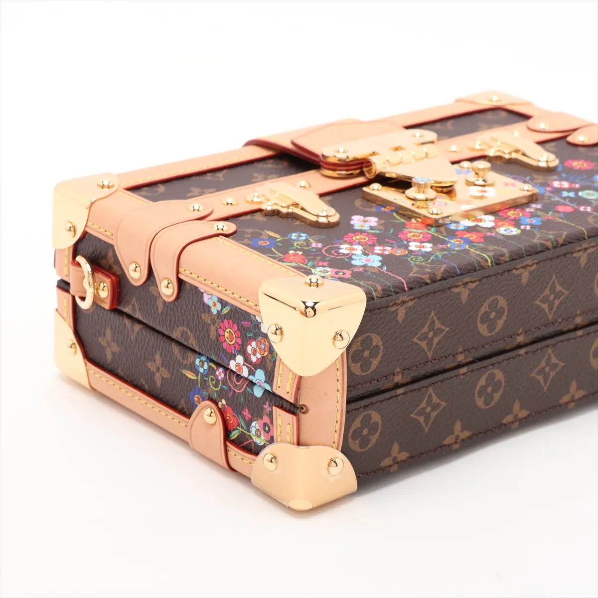 [Individually packaged] Louis Vuitton x Takashi Murakami Monogram Petite Malle M13667 Brown (RFID detected) — view 4