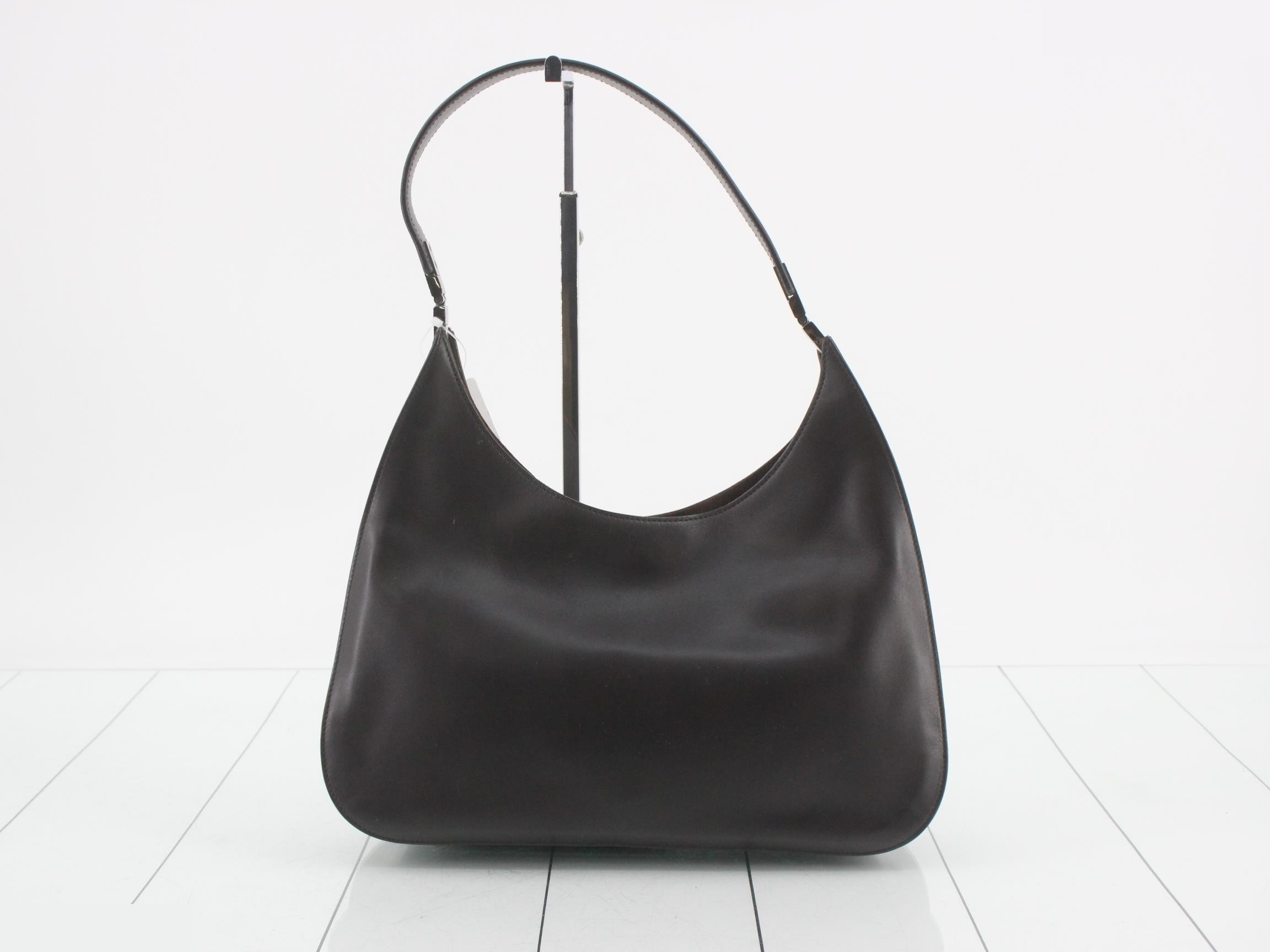 Leather one-shoulder bag — view 2