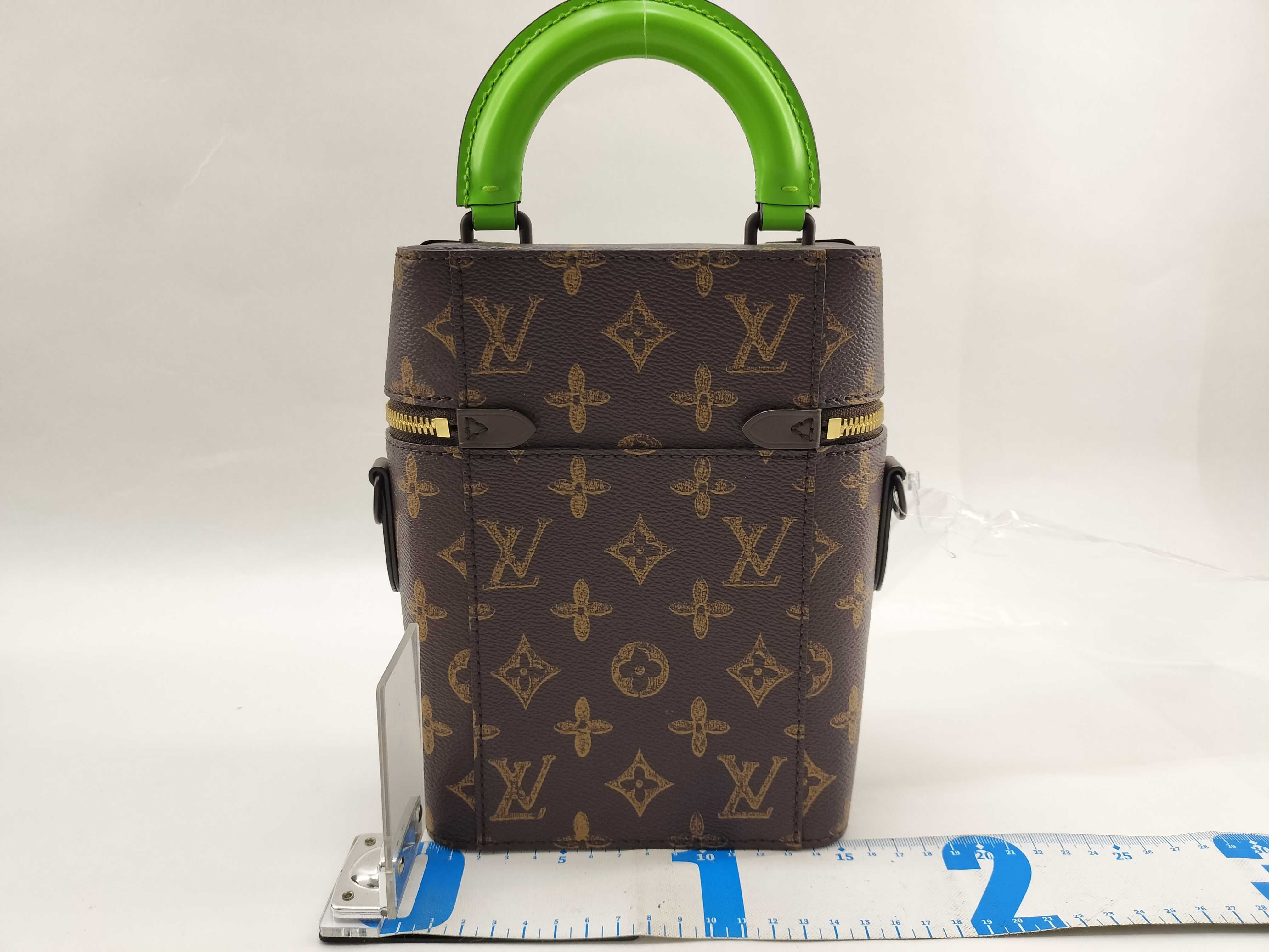 Monogram LV Monogram Vertical Box Trunk M59664 (with IC chip) Strap Bag — view 2