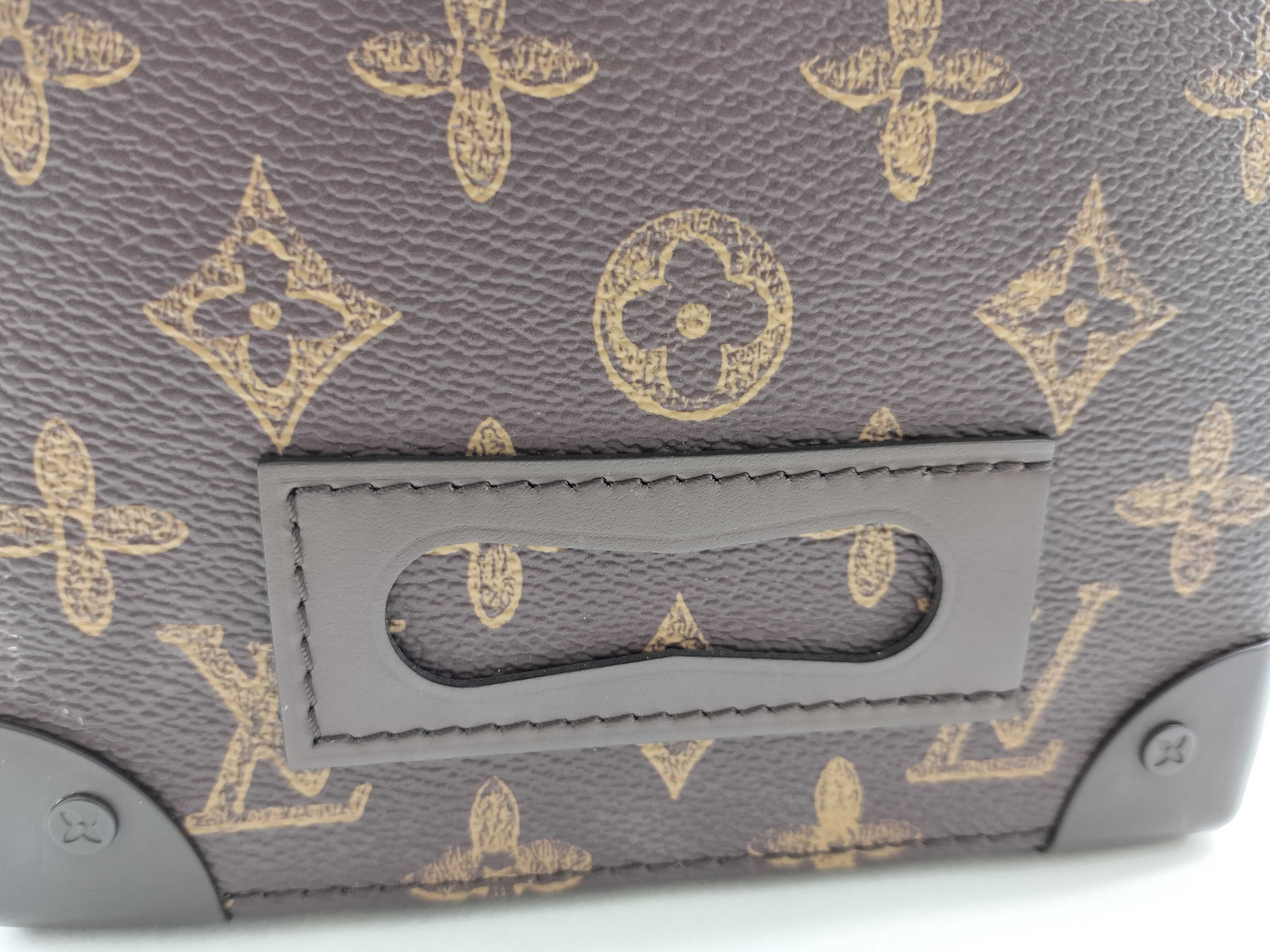 Monogram LV Monogram Vertical Box Trunk M59664 (with IC chip) Strap Bag — view 6