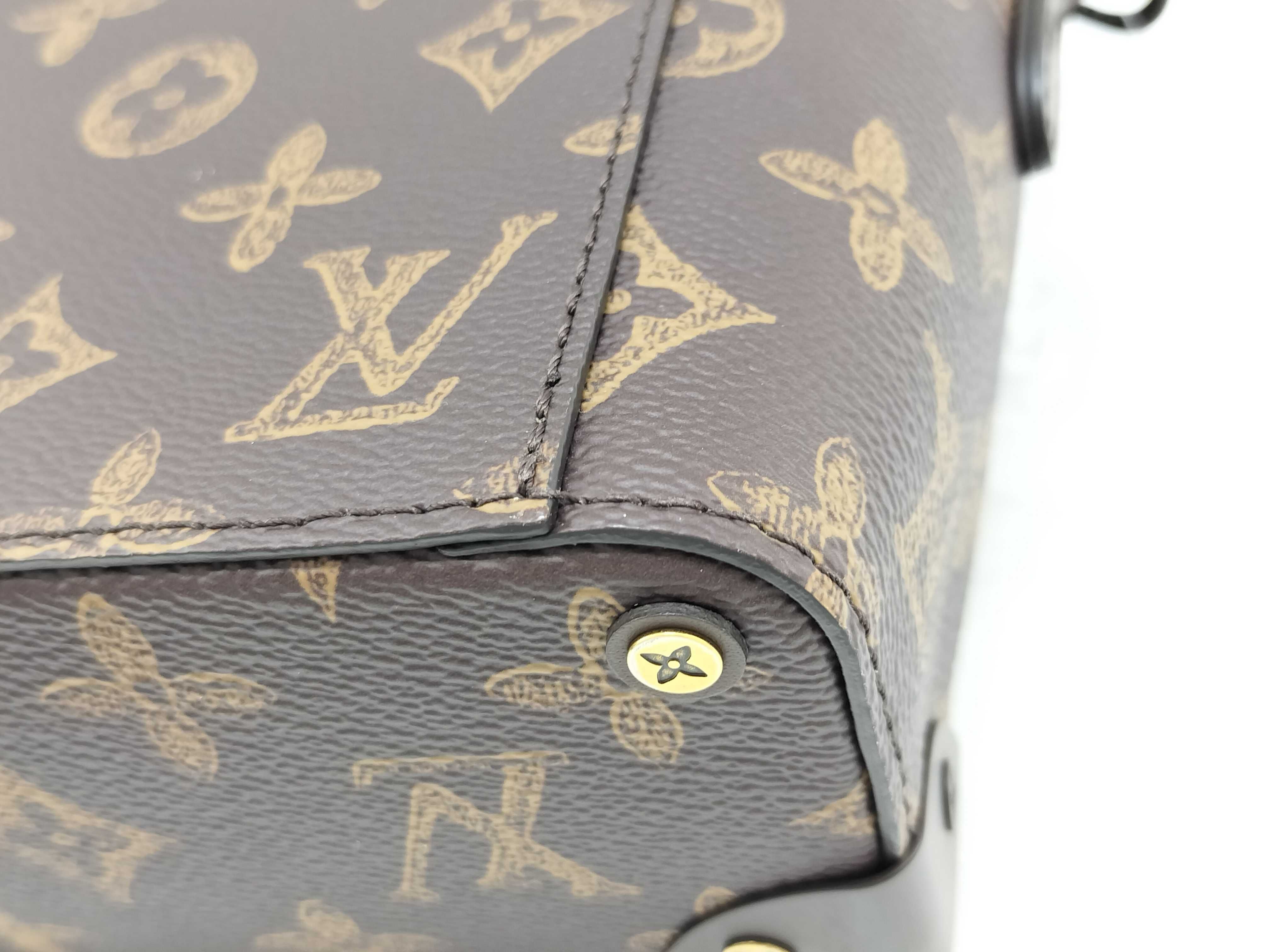 Monogram LV Monogram Vertical Box Trunk M59664 (with IC chip) Strap Bag — view 10