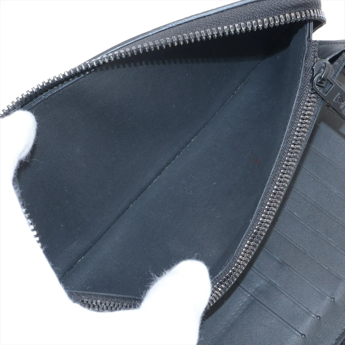 LV Aerogram Zippy Wallet Vertical M81743 Noir Round Zip Wallet — view 4