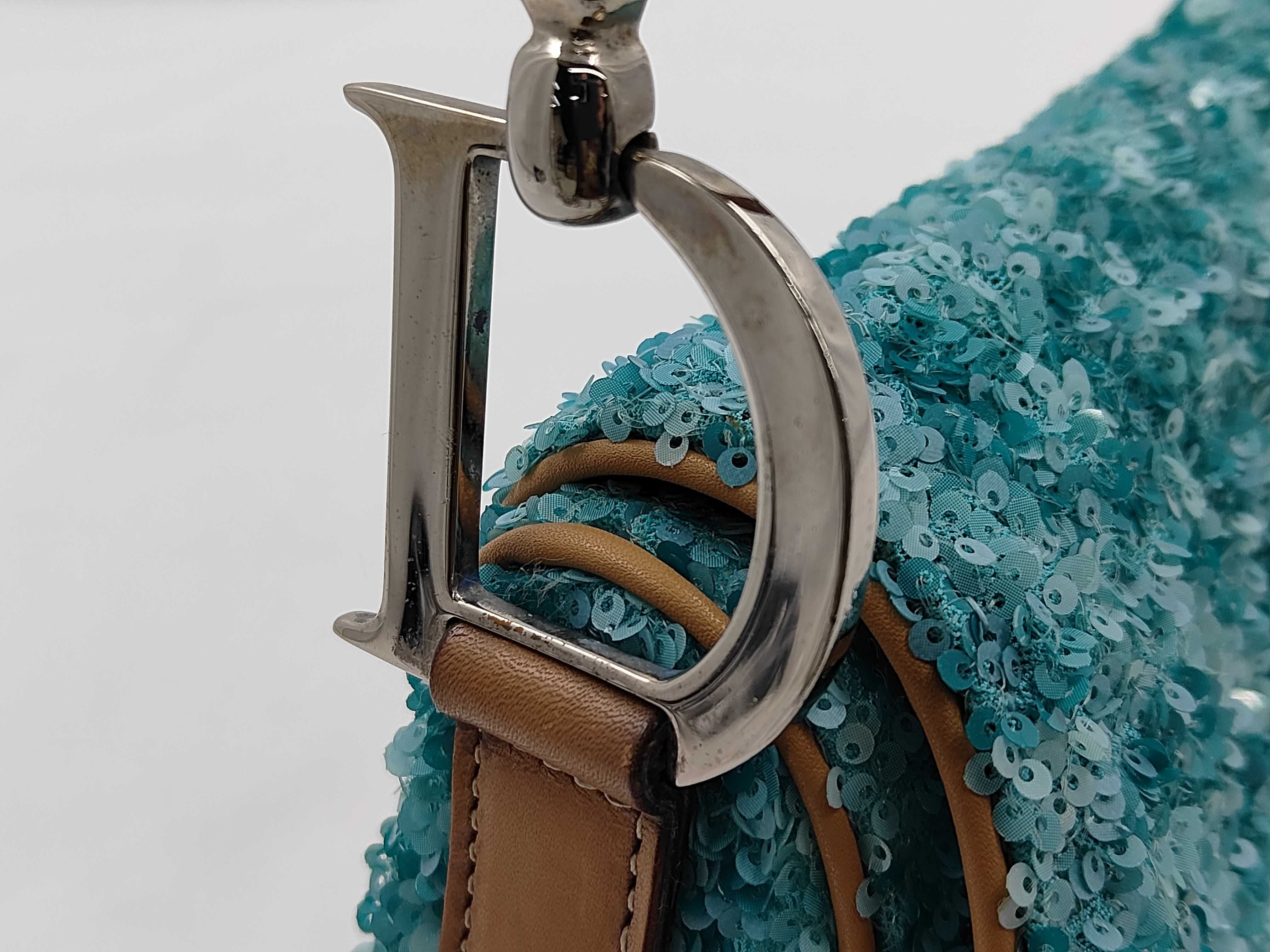 shoulder bag, saddle sequin handbag — view 5