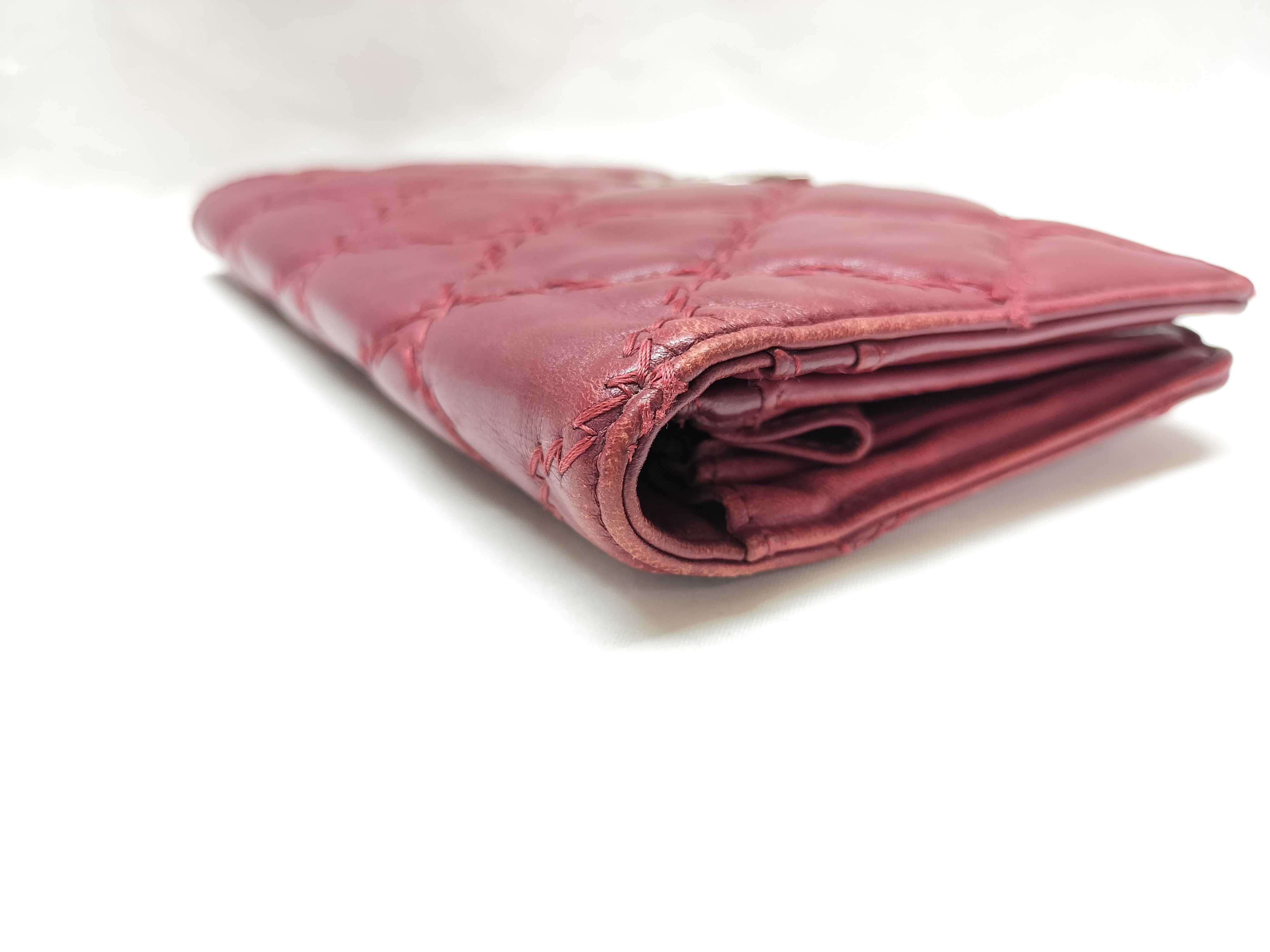 Lambskin Ultra Stitch Folding Wallet — view 3