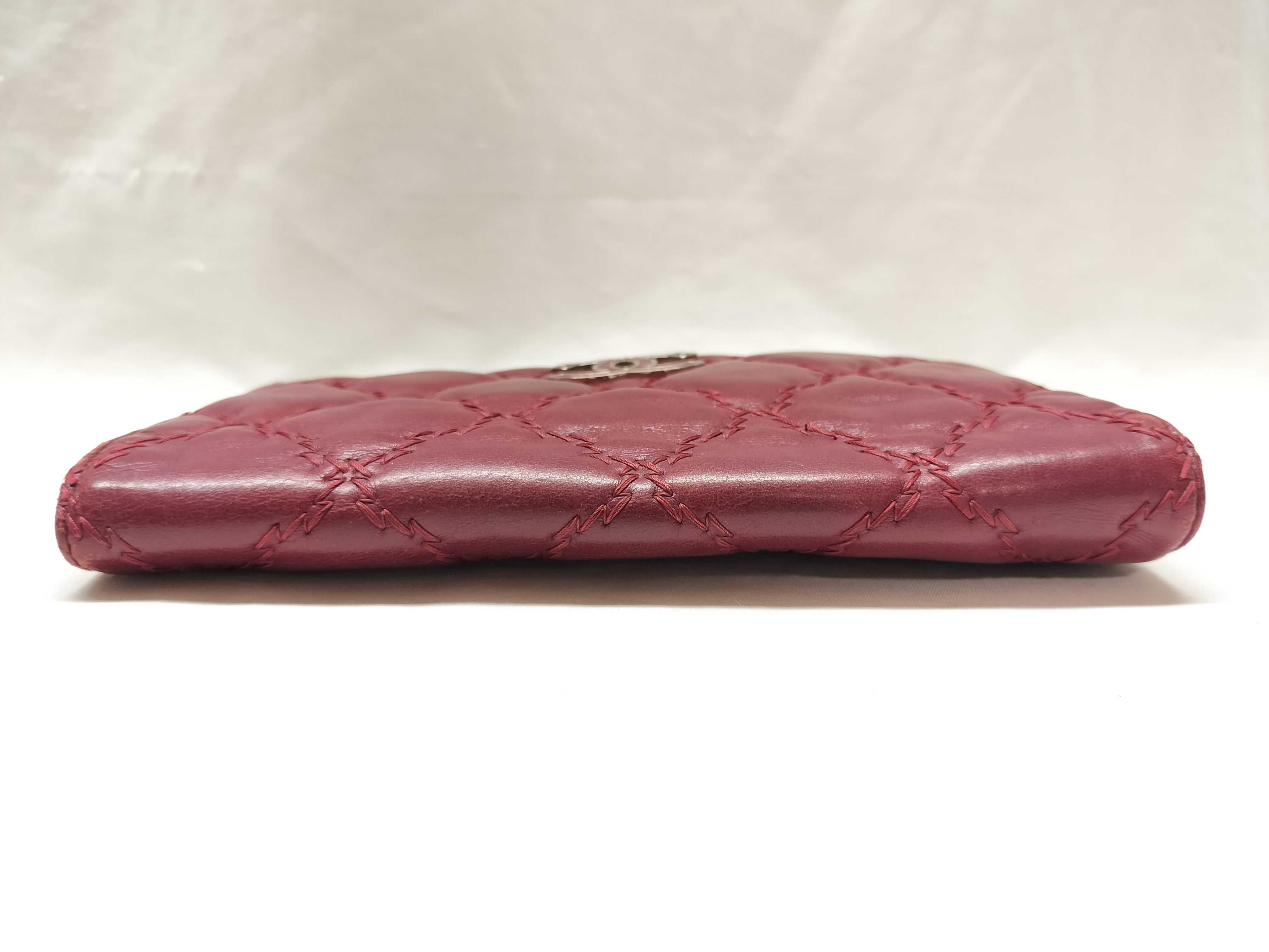 Lambskin Ultra Stitch Folding Wallet — view 4