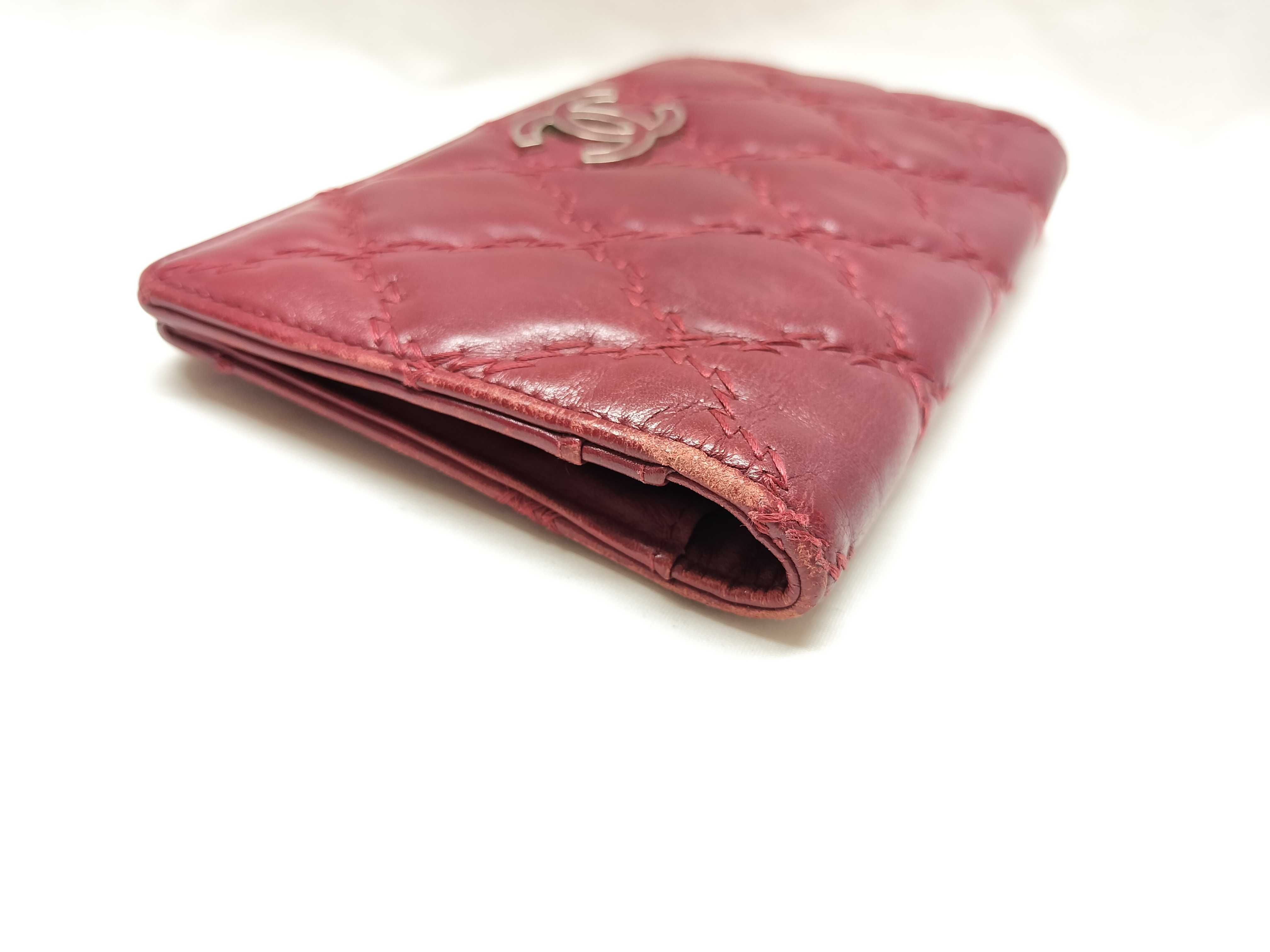 Lambskin Ultra Stitch Folding Wallet — view 5