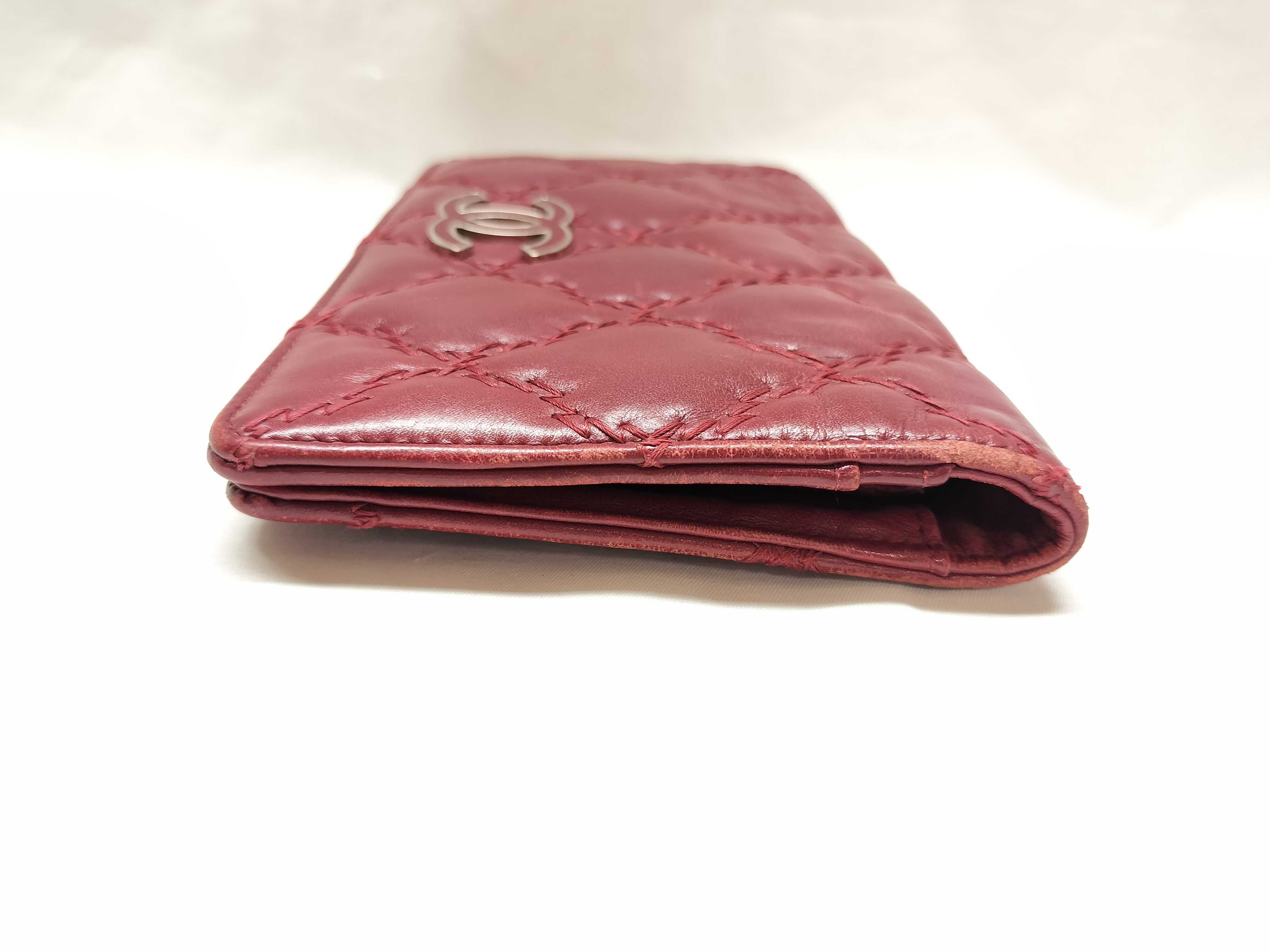 Lambskin Ultra Stitch Folding Wallet — view 6