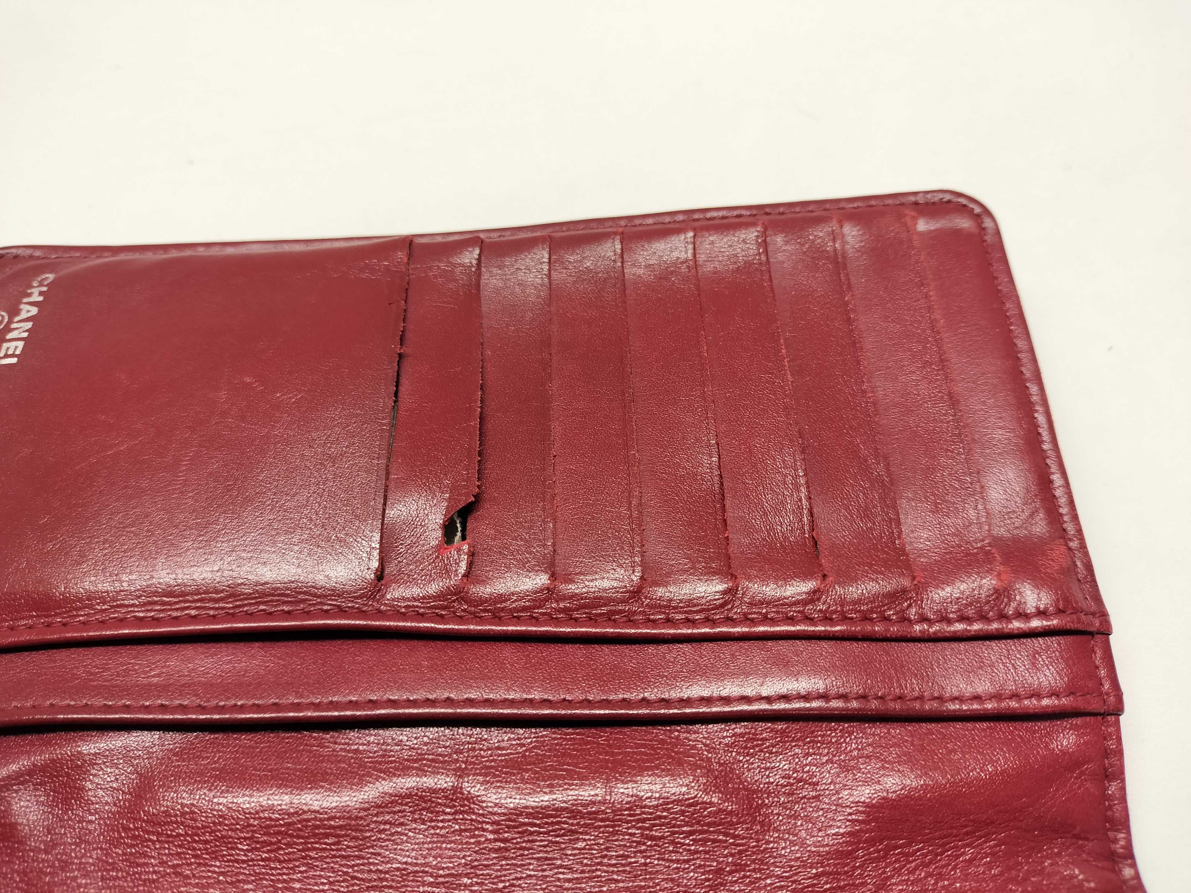 Lambskin Ultra Stitch Folding Wallet — view 10