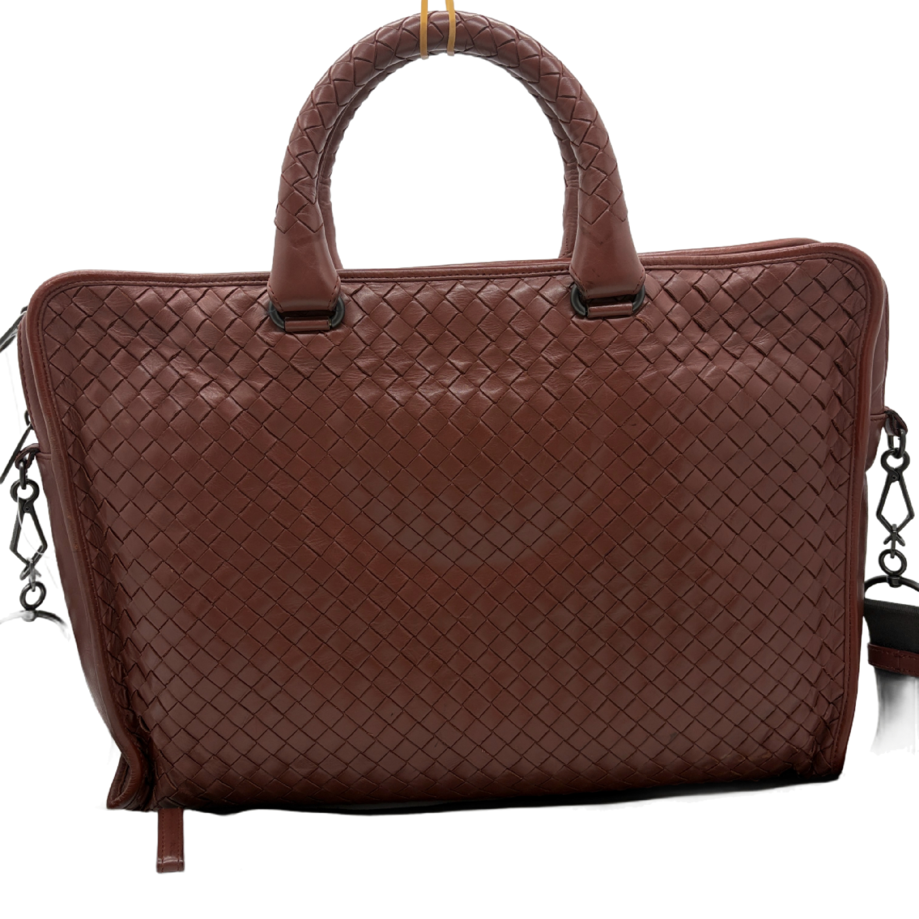 Intrecciato Leather Handbag — view 2