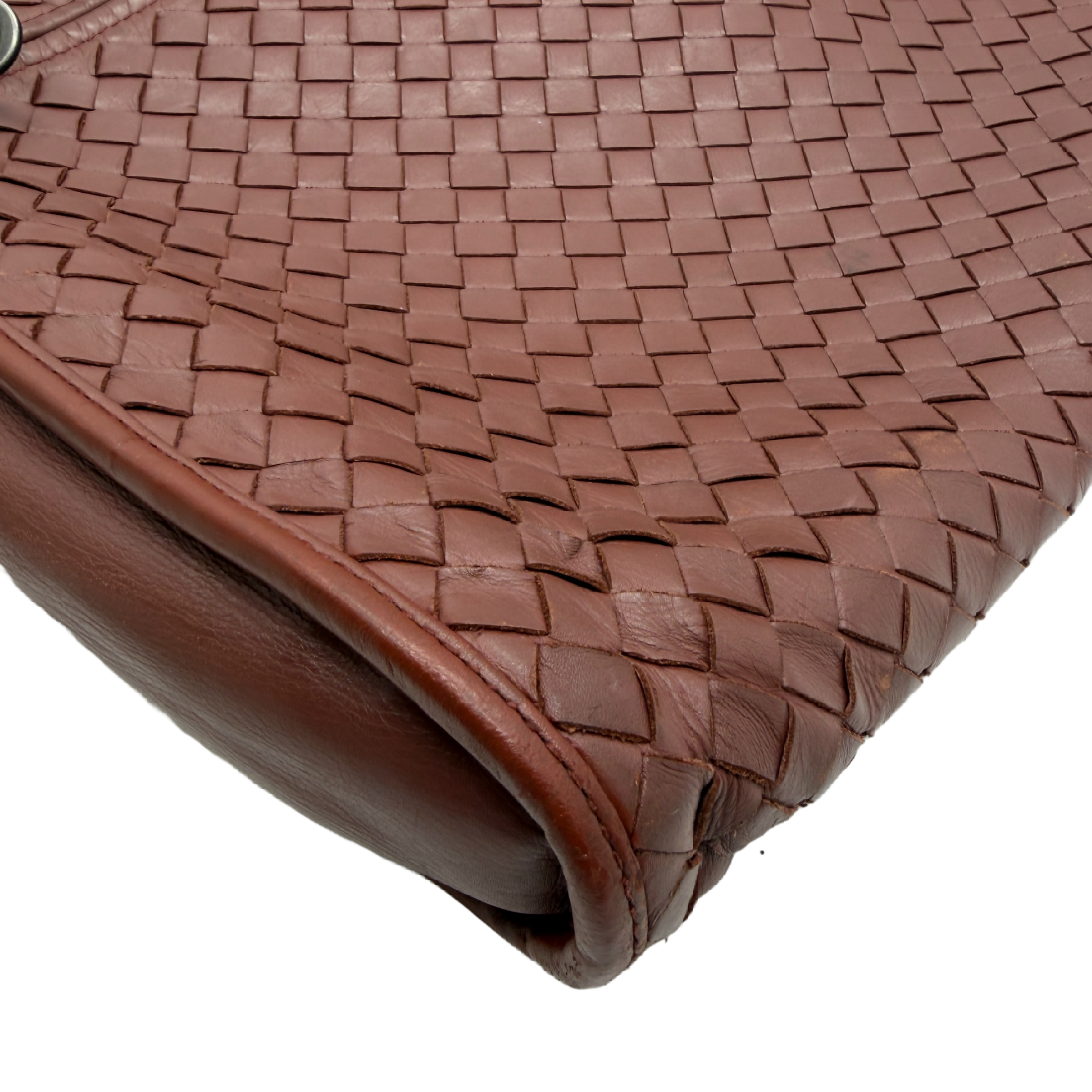 Intrecciato Leather Handbag — view 4