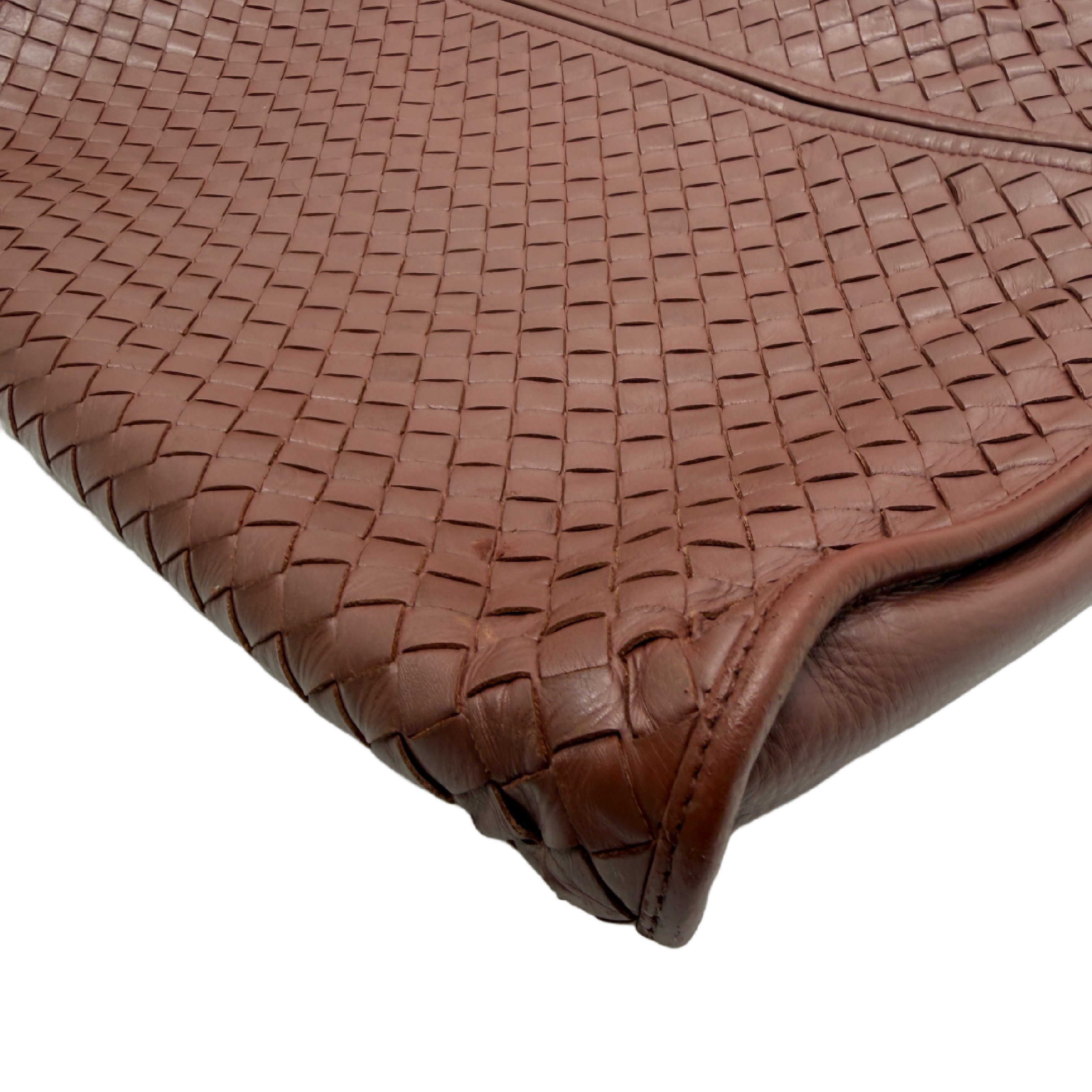 Intrecciato Leather Handbag — view 6