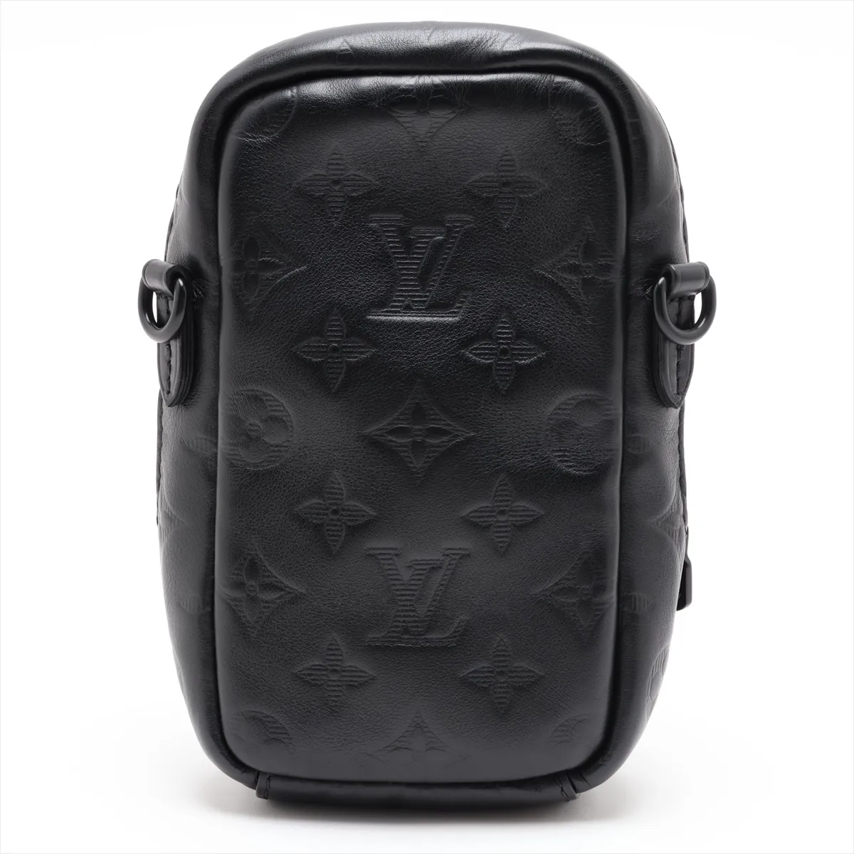 Monogram Shadow Double Phone Pouch M81323 Black (RFID detected) — view 2