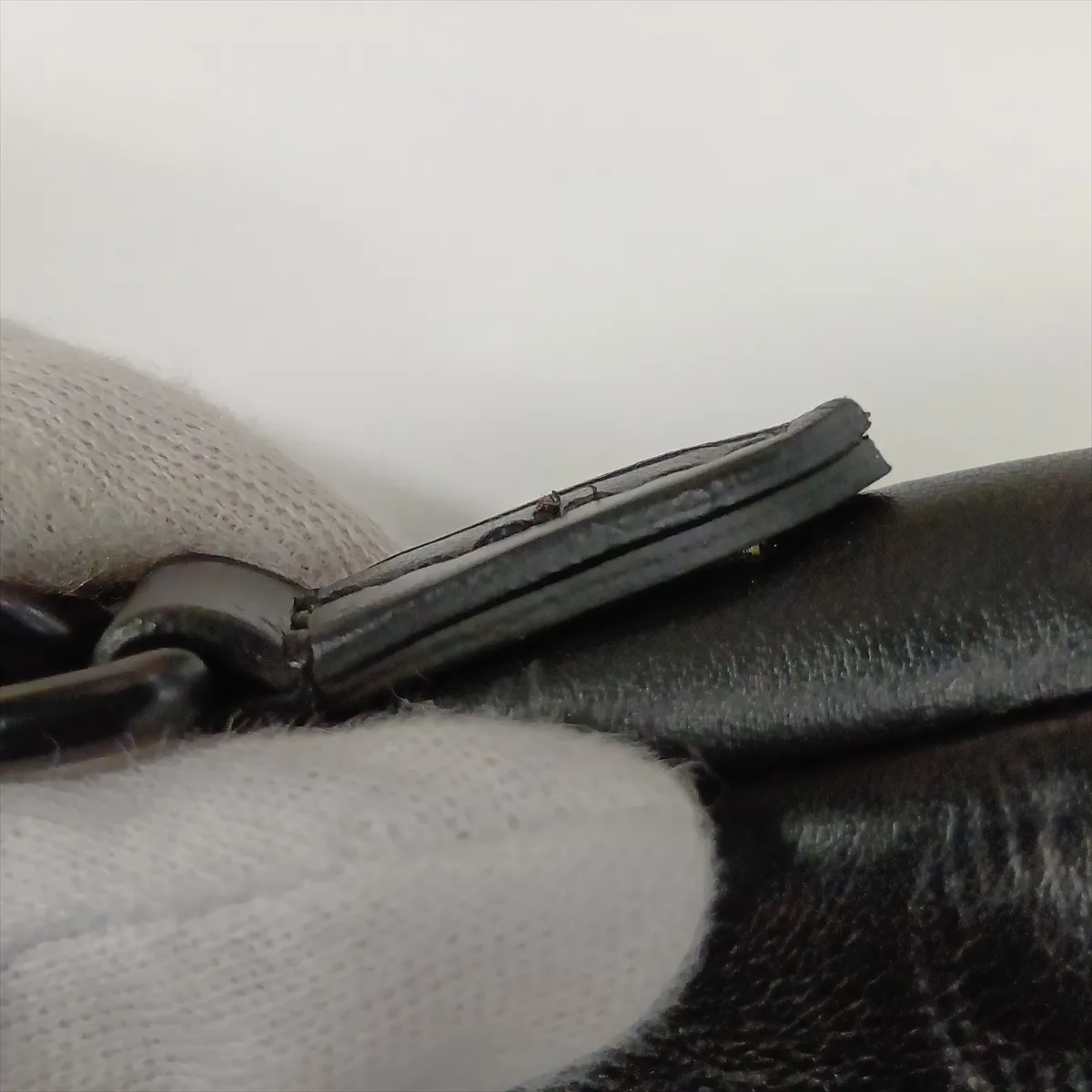 Monogram Shadow Double Phone Pouch M81323 Black (RFID detected) — view 10