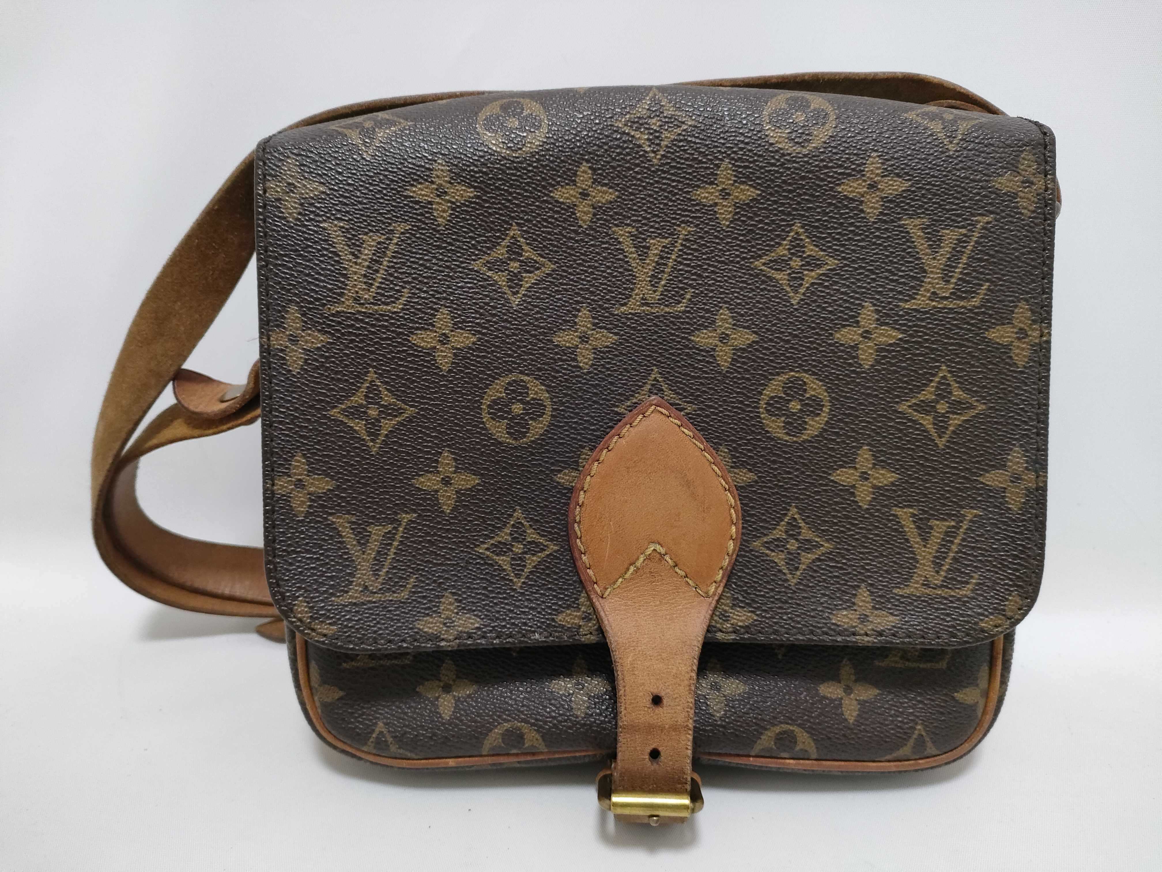 Monogram LV Cartouchiere 873 SI Shoulder Bag