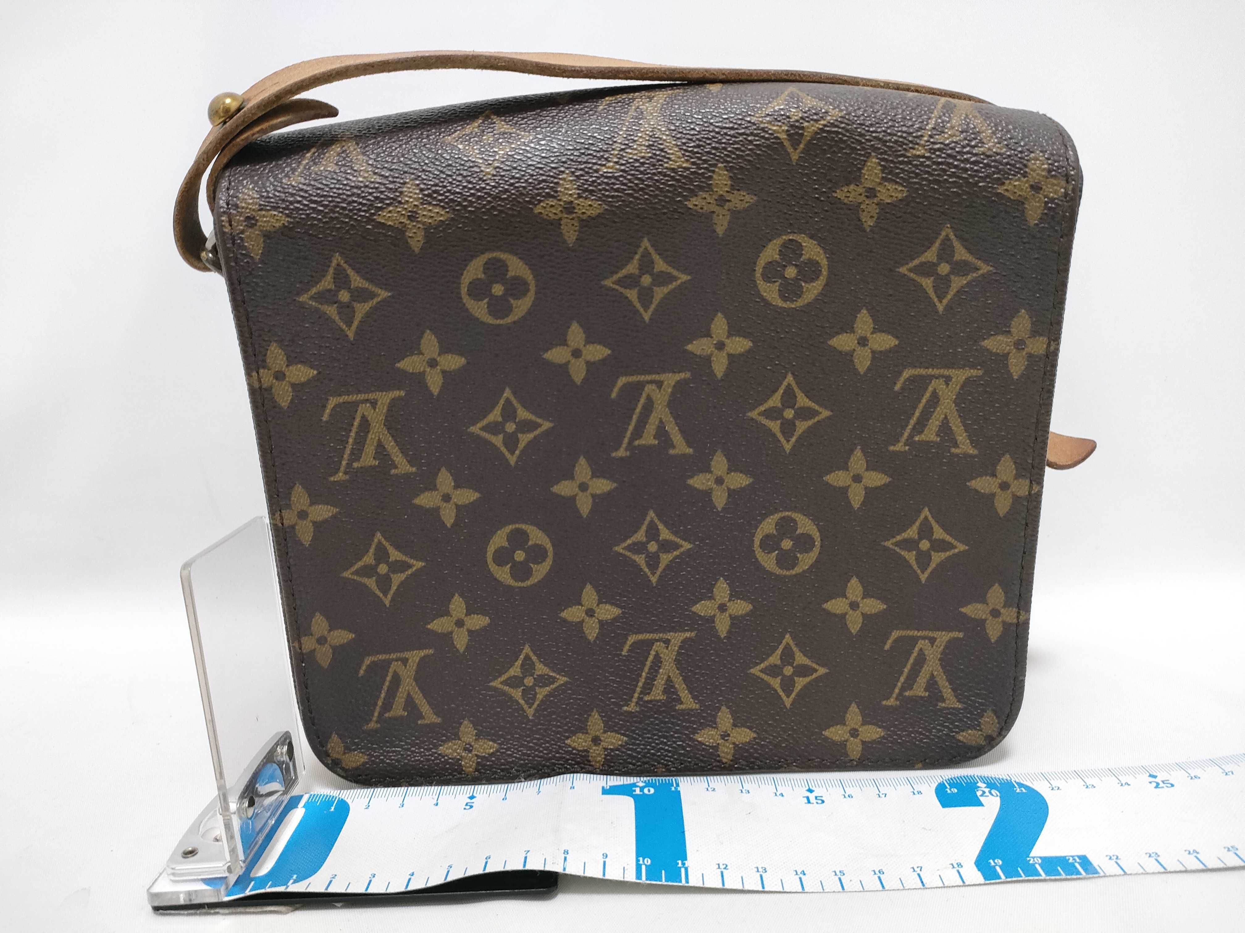 Monogram LV Cartouchiere 873 SI Shoulder Bag — view 2