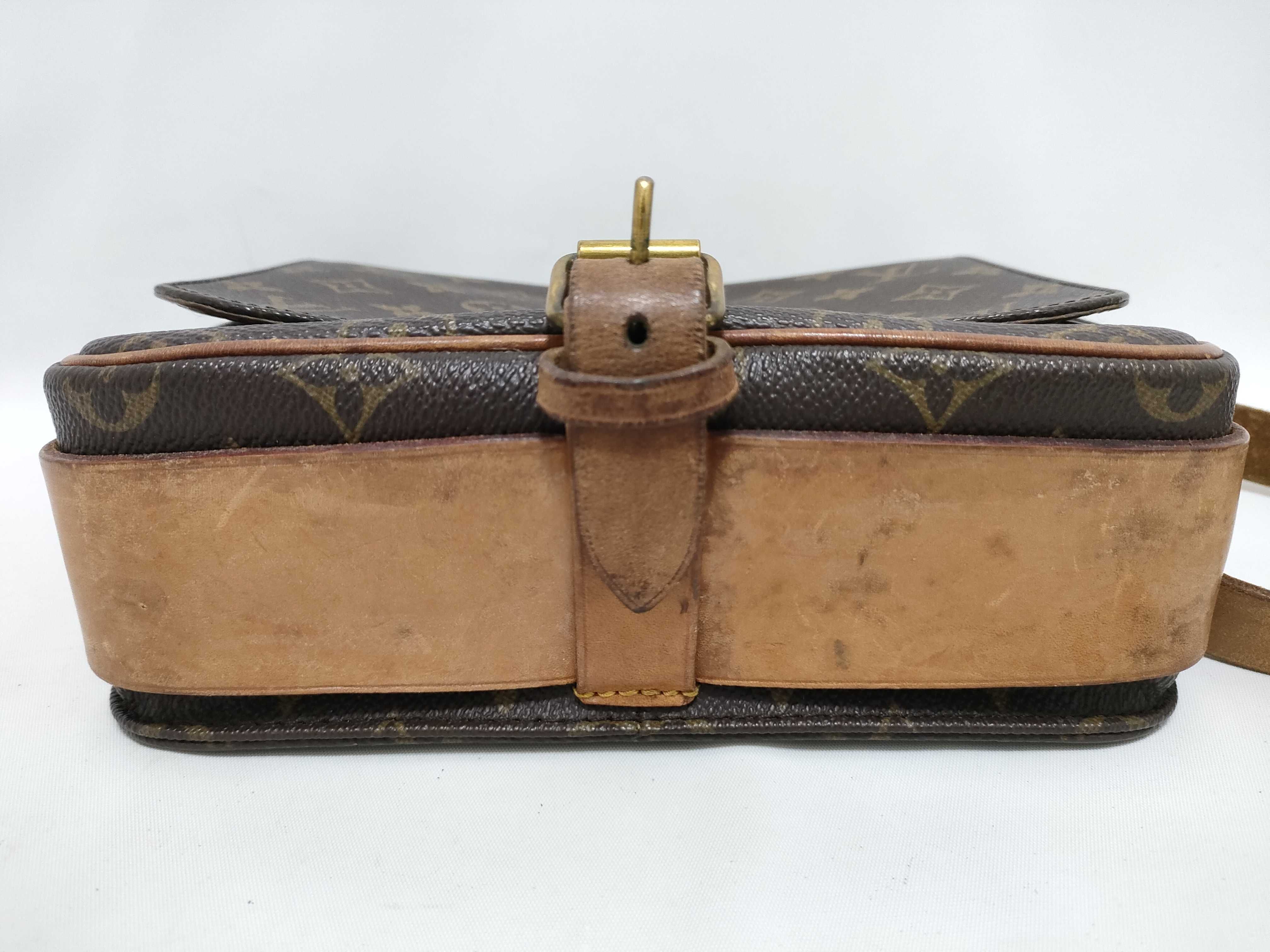 Monogram LV Cartouchiere 873 SI Shoulder Bag — view 7