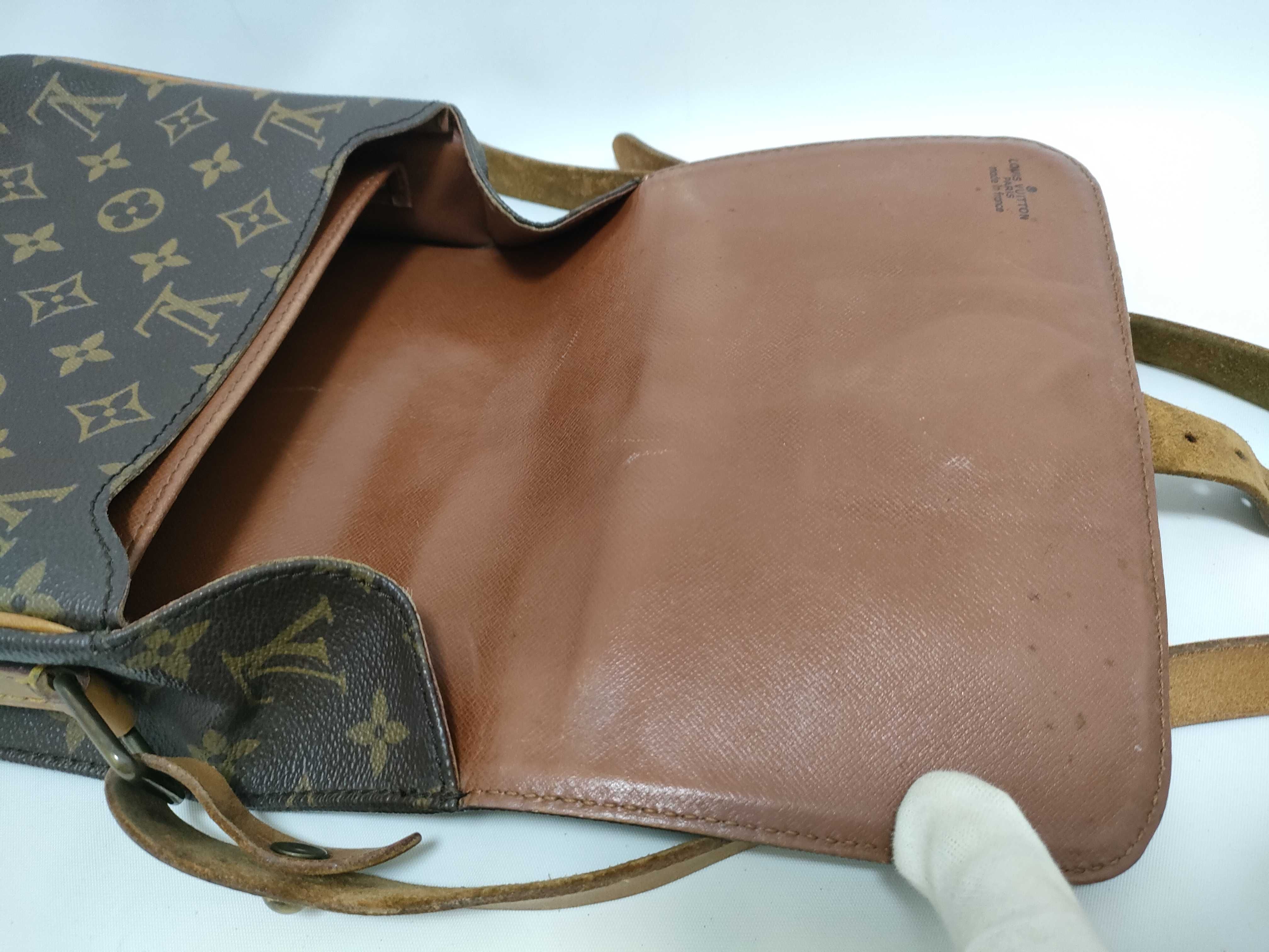 Monogram LV Cartouchiere 873 SI Shoulder Bag — view 8