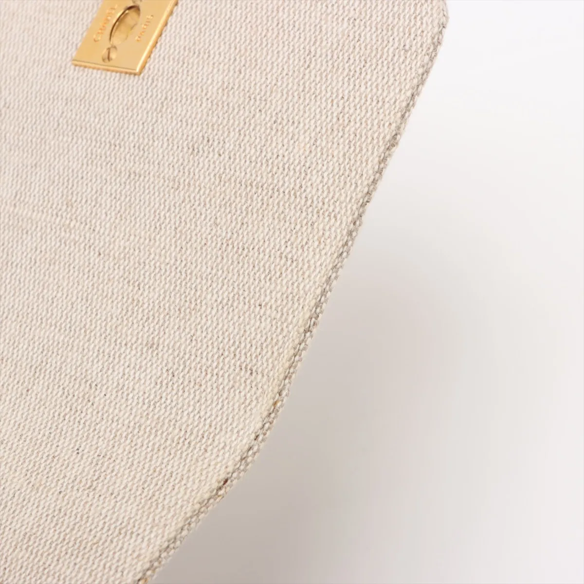 Matelasse canvas handbag beige gold hardware 5277238 5th series — view 14