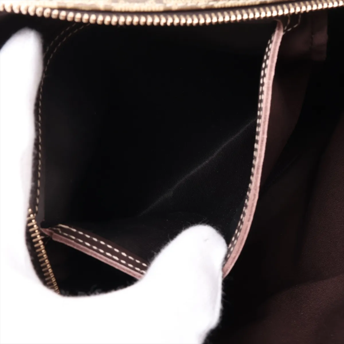 GG Supreme 201448 PVC x Leather Shoulder Bag, Beige x Brown — view 7