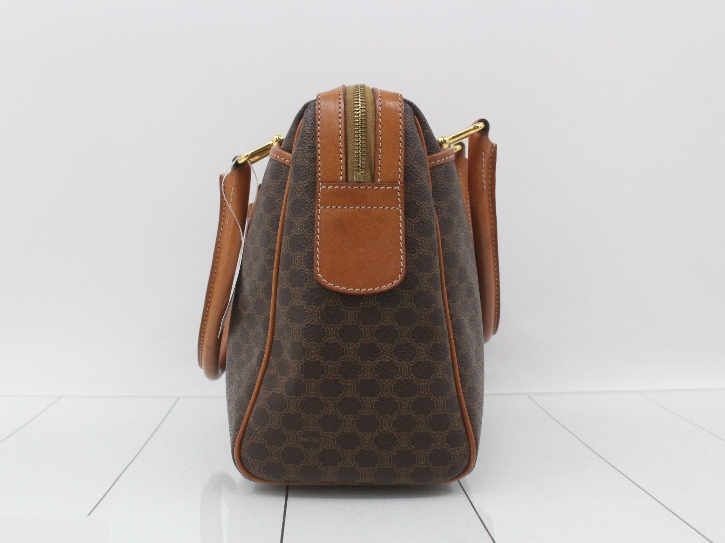 Macadam handbag, PVC, brown — view 3