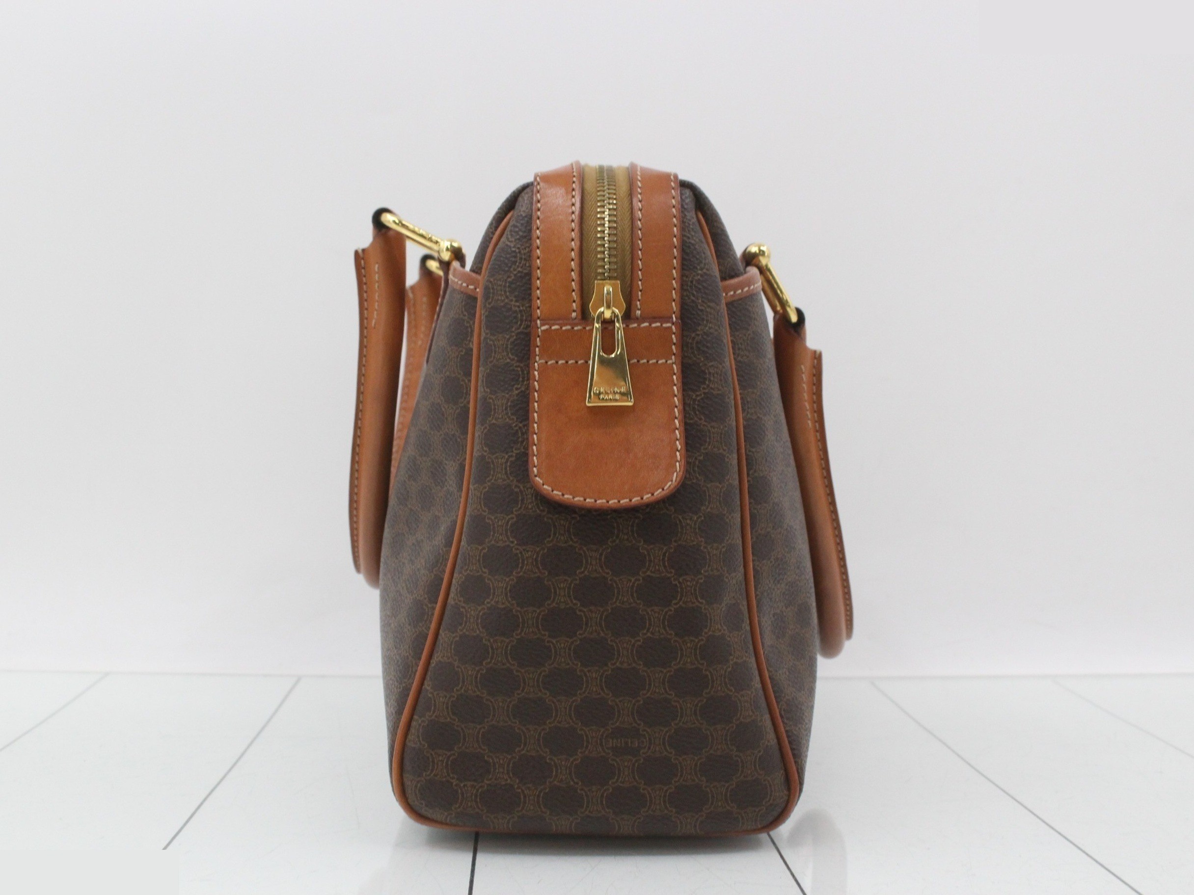 Macadam handbag, PVC, brown — view 4