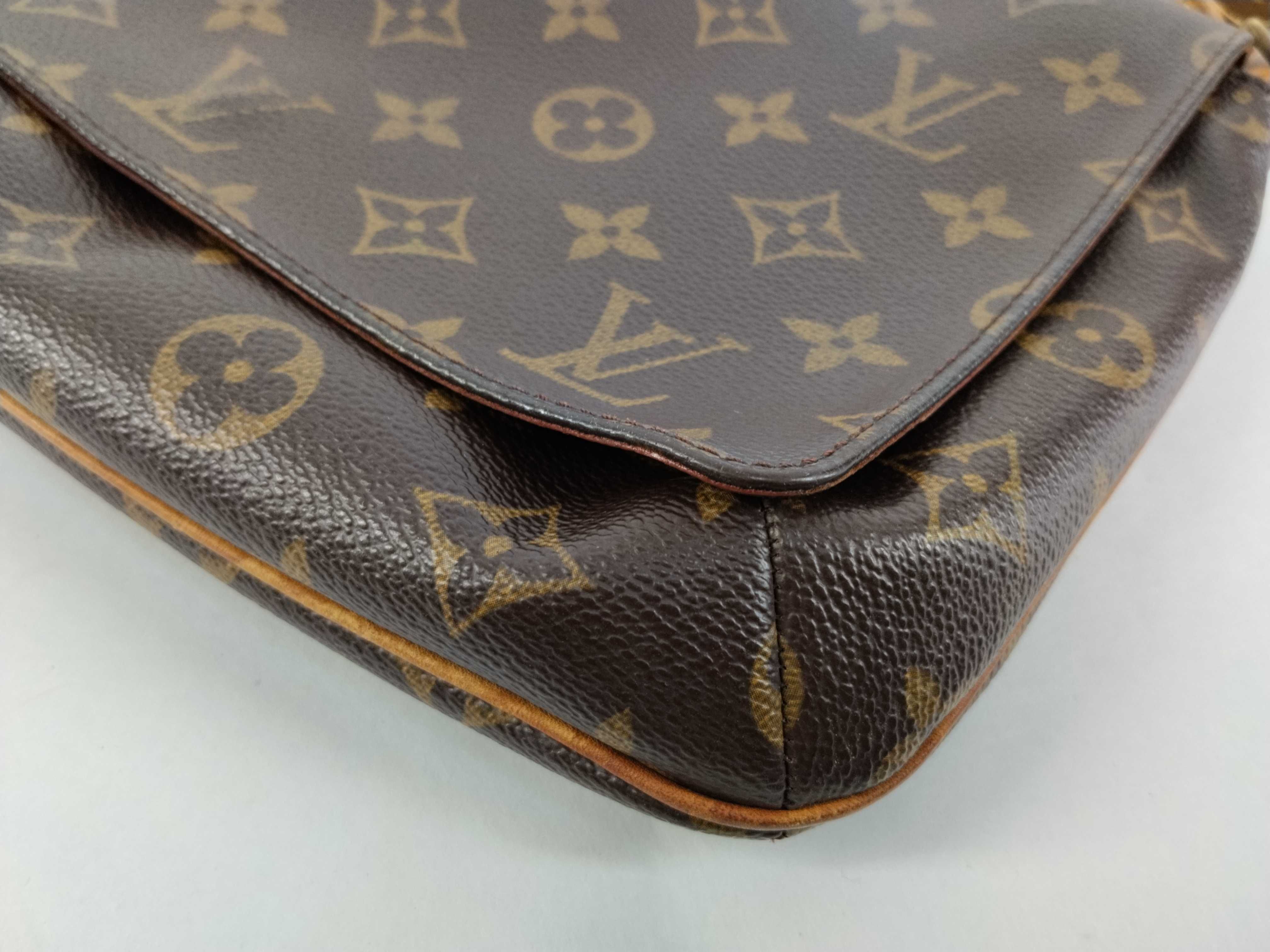 Monogram Louis Vuitton Shoulder Bag Monogram Musette Tango Long Strap M51388 Brown Shoulder Bag — view 6