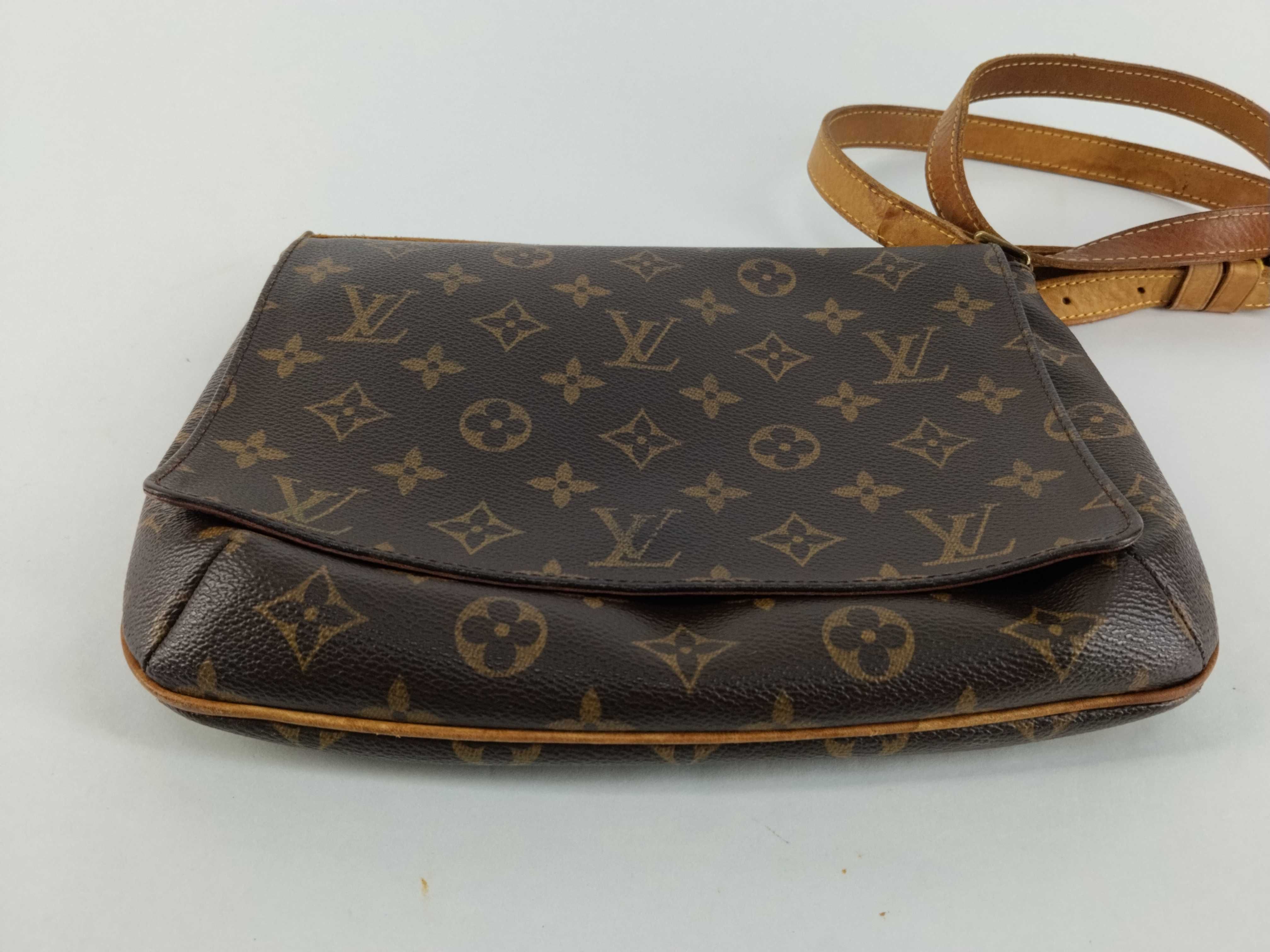 Monogram Louis Vuitton Shoulder Bag Monogram Musette Tango Long Strap M51388 Brown Shoulder Bag — view 7