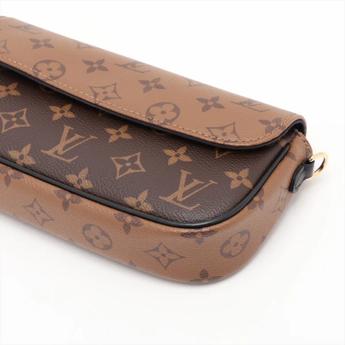 Monogram Reverse Wallet on Chain Ivy M26587 Brown (RFID detected) — view 3