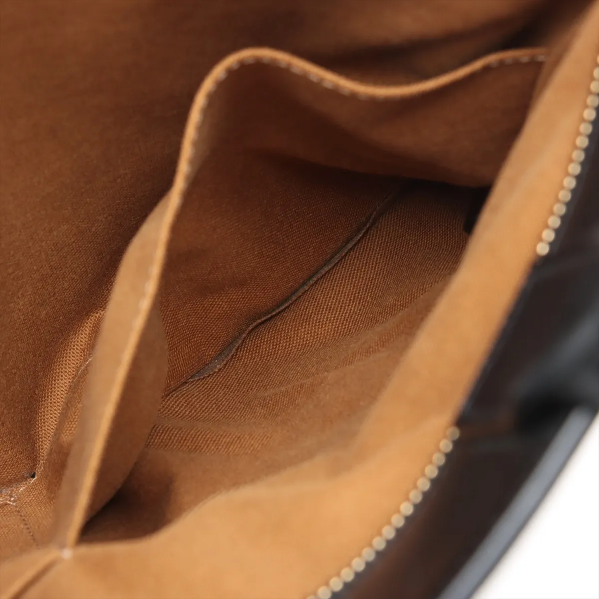 Triomphe Vertical Cover PVC x Leather Tote Bag Brown — view 9