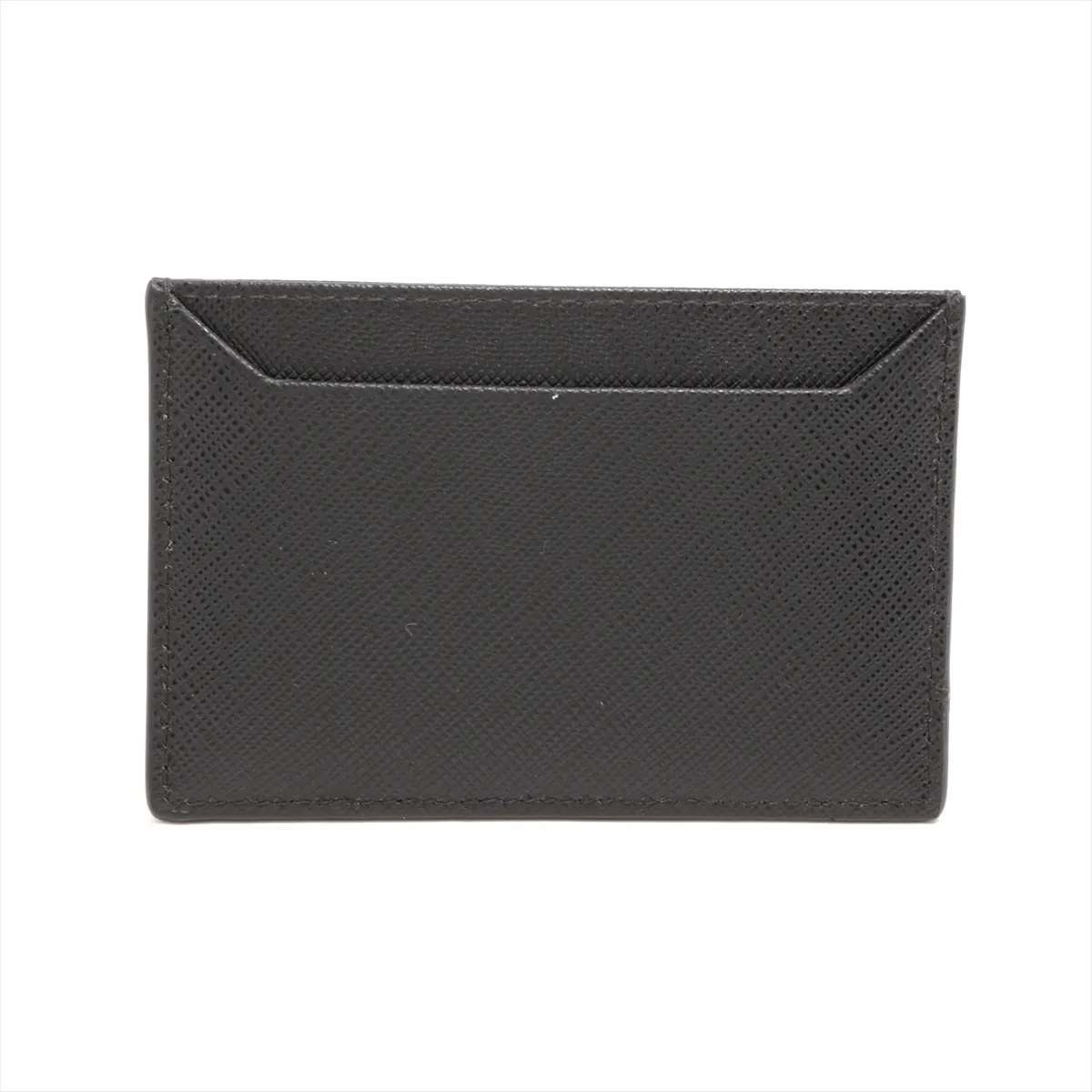 Saffiano Metal 1MC208 Leather Card Case Black — view 2