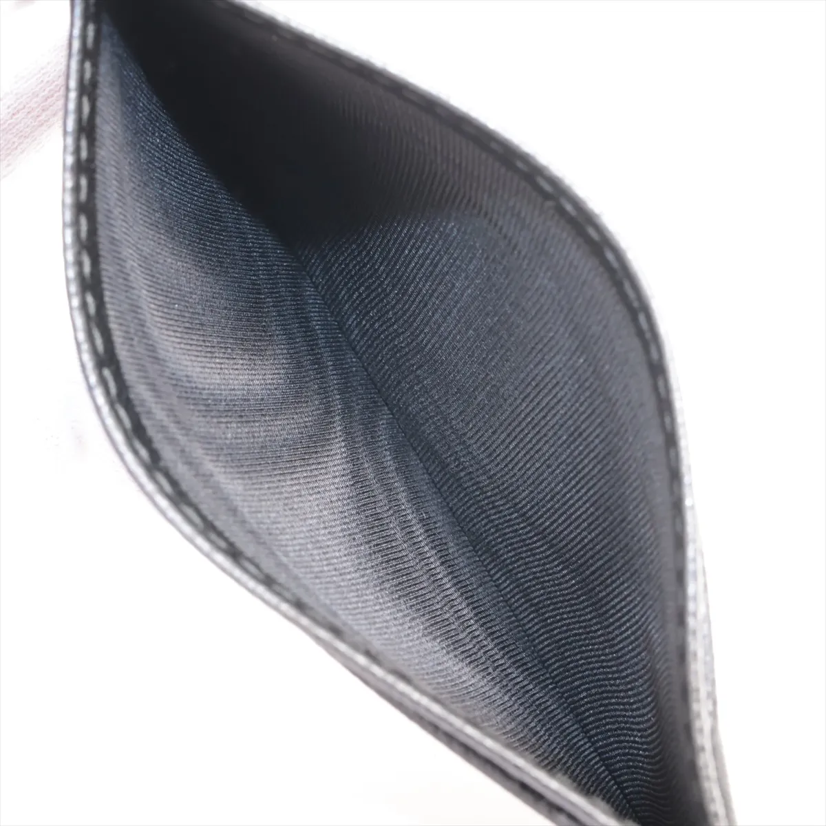 Saffiano Metal 1MC208 Leather Card Case Black — view 4