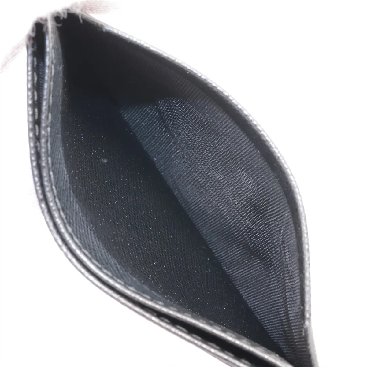 Saffiano Metal 1MC208 Leather Card Case Black — view 5