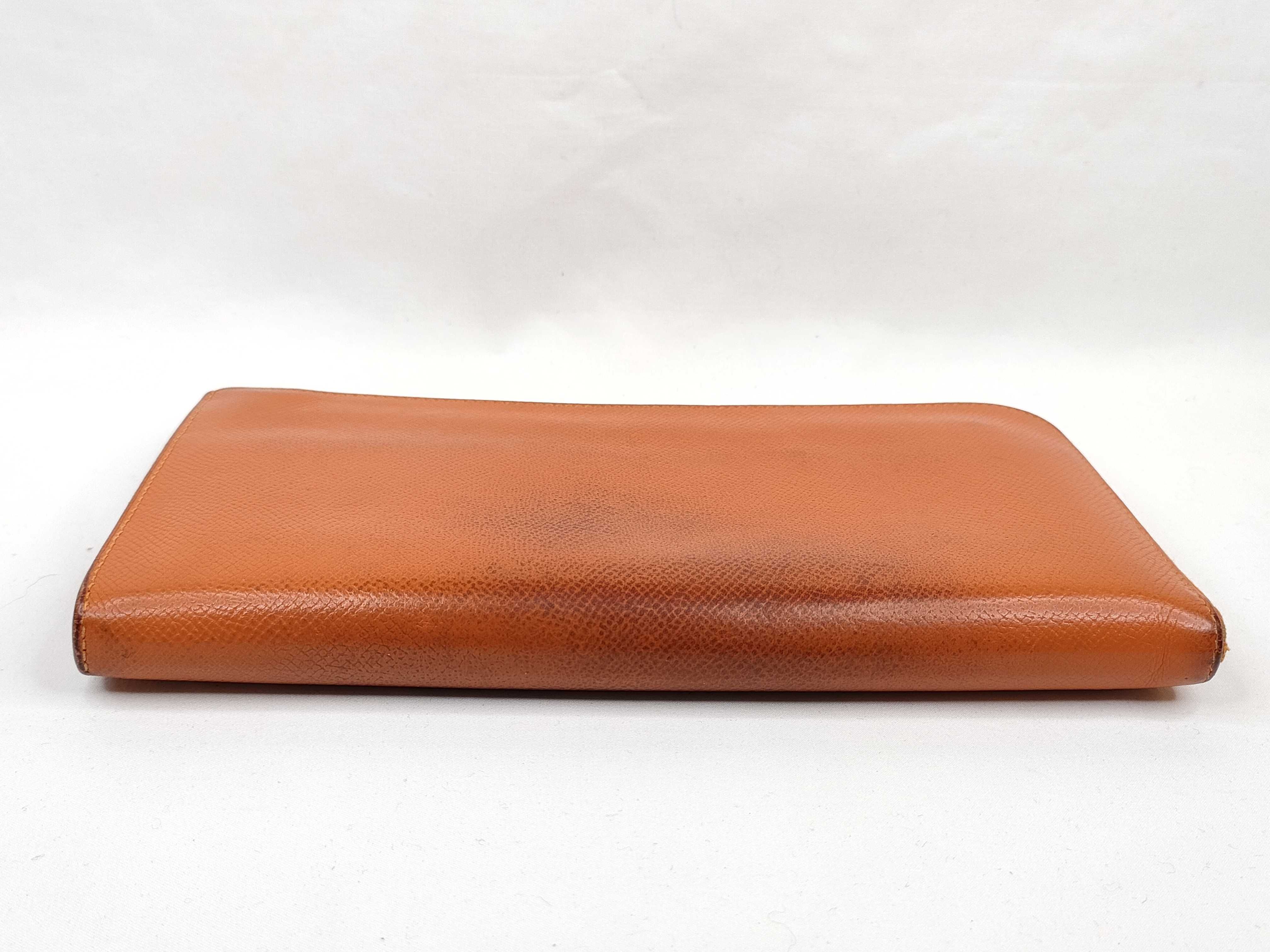 Hermès Remix Combine P stamp Orange Wallet with Coin Case — view 4