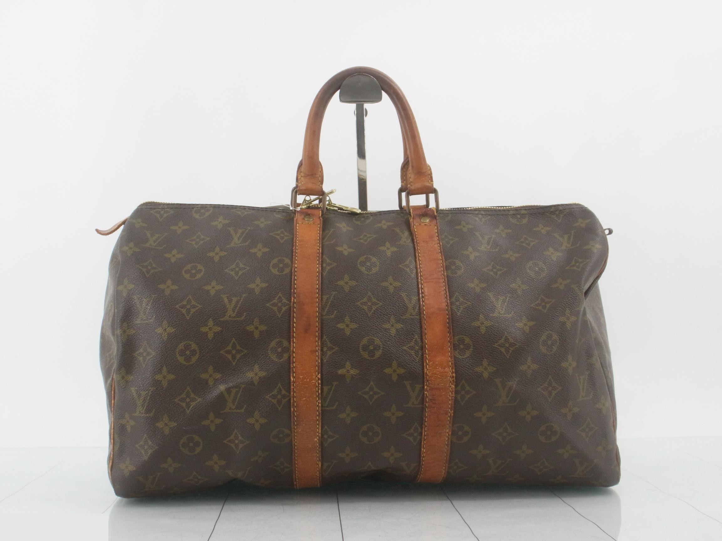 Keepall 45 Monogram Brown Boston Bag