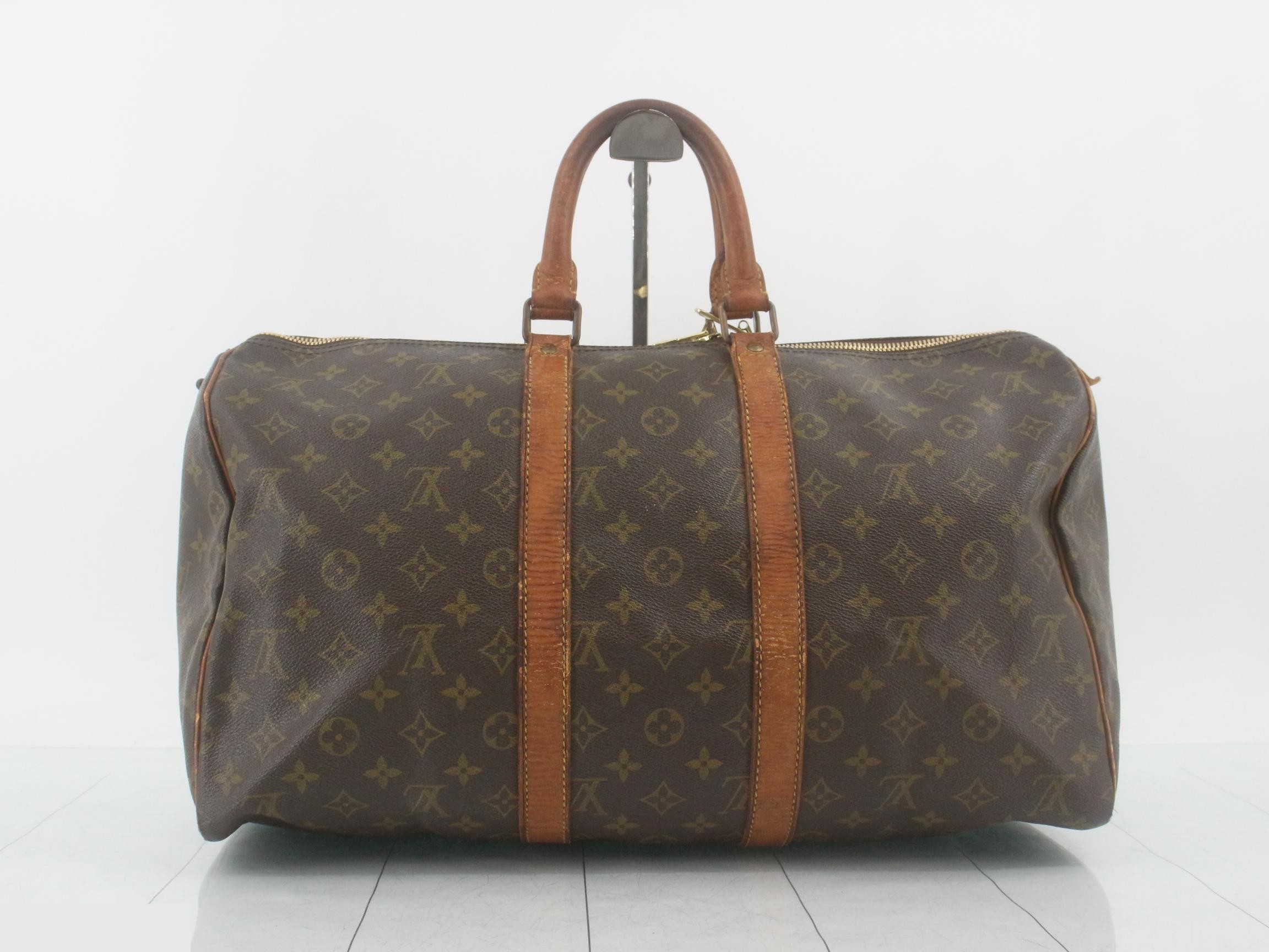 Keepall 45 Monogram Brown Boston Bag — view 2
