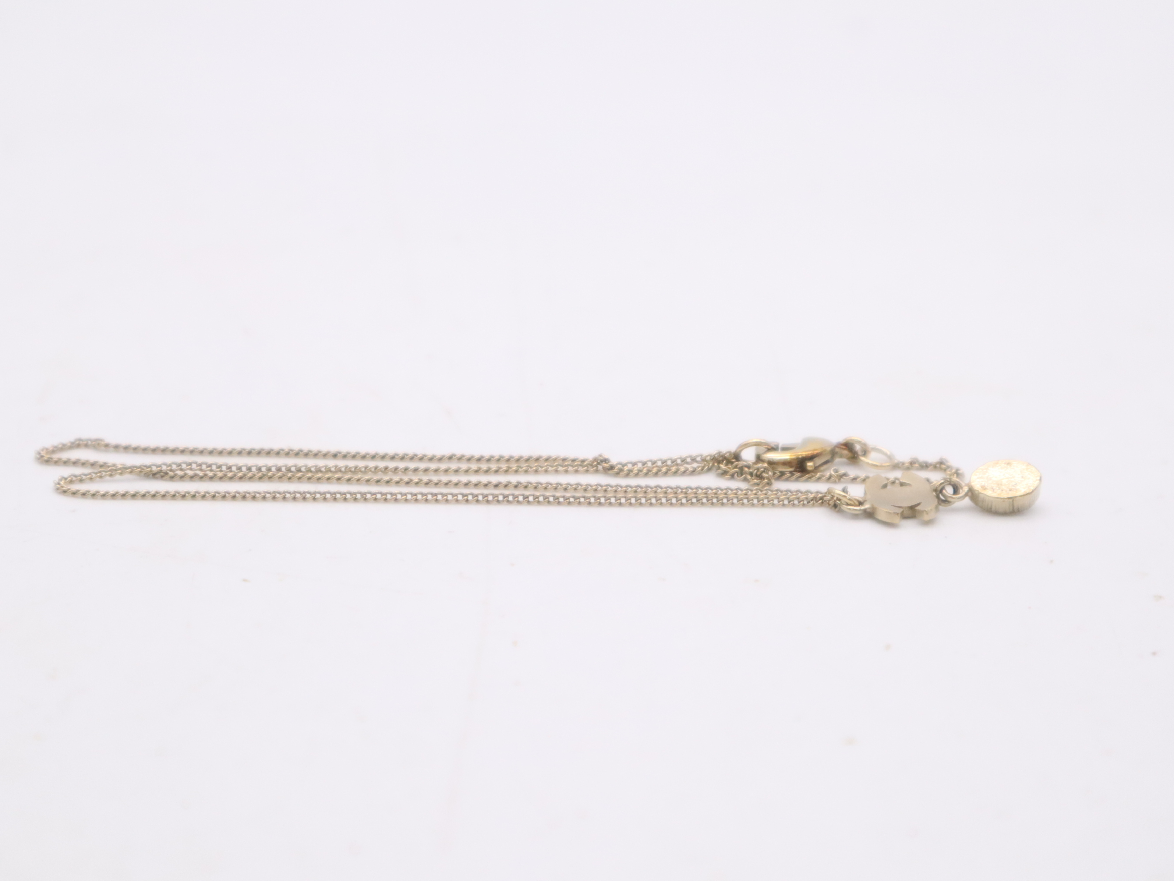 GP/Rhinestone/Jeweled Coco Mark Necklace (with box) — view 3