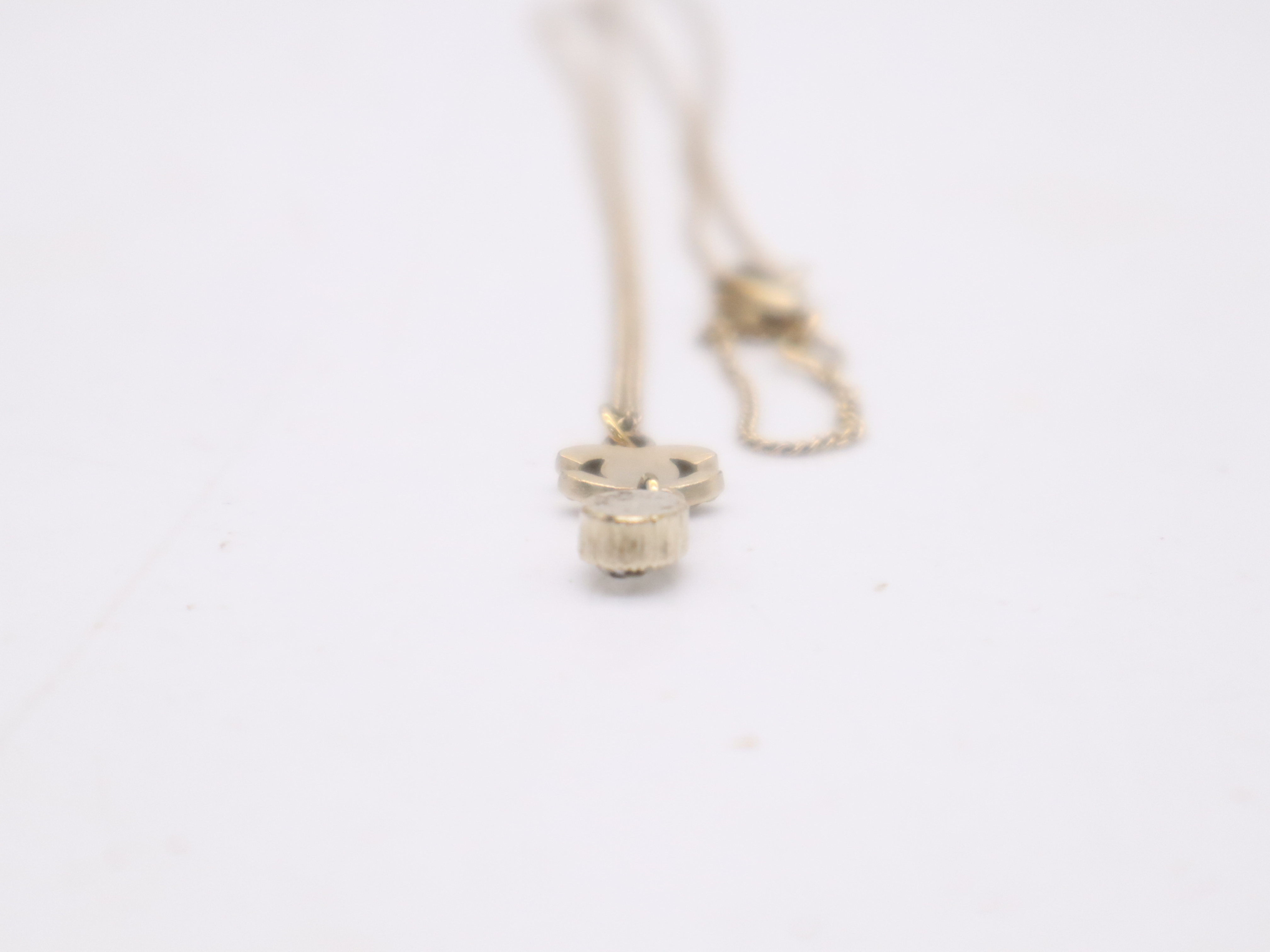 GP/Rhinestone/Jeweled Coco Mark Necklace (with box) — view 4