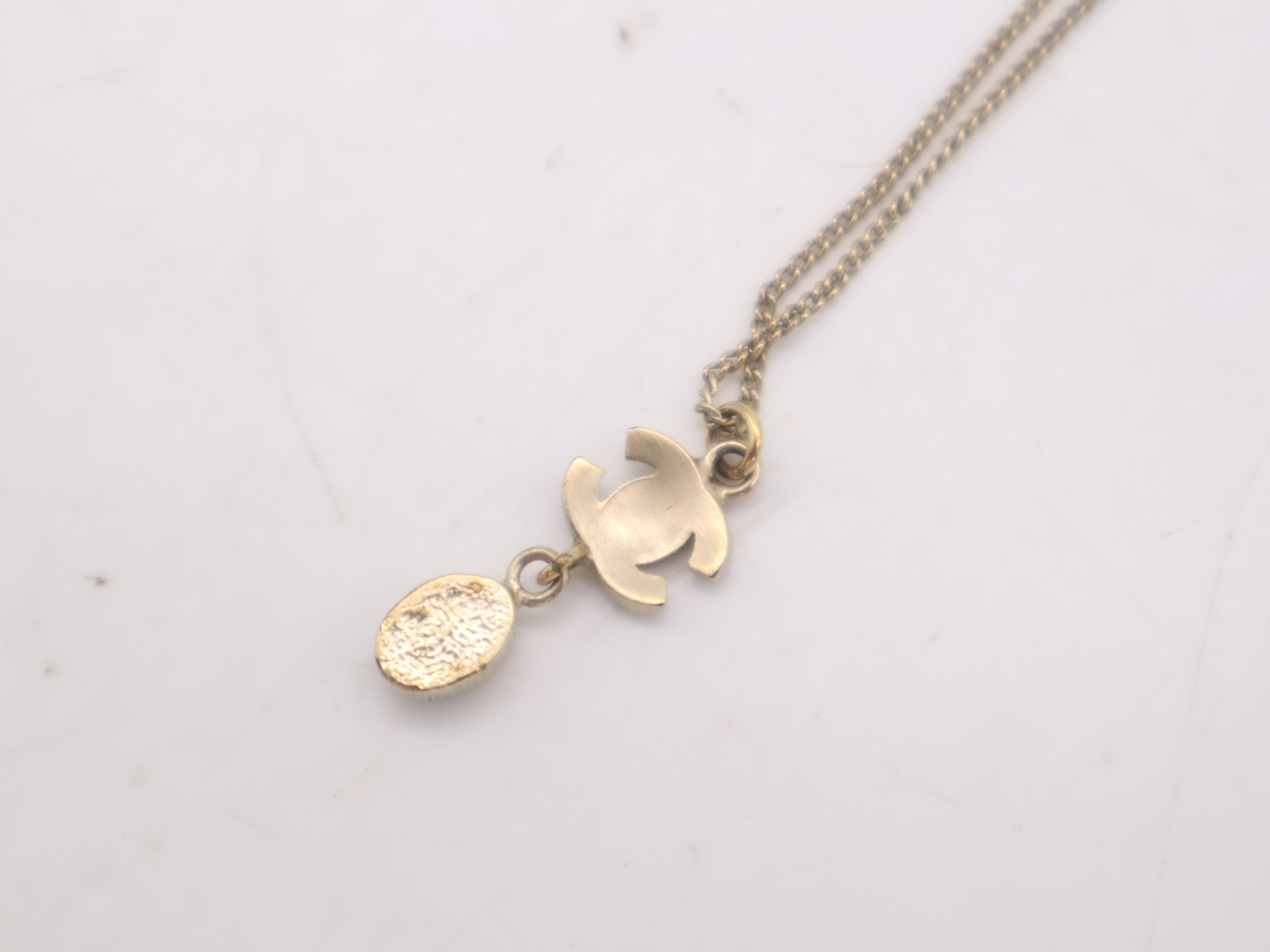 GP/Rhinestone/Jeweled Coco Mark Necklace (with box) — view 7