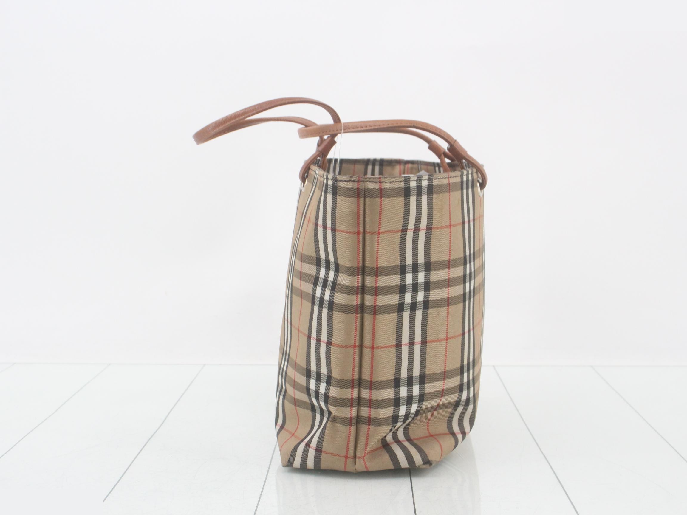 Nova Check Tote Bag — view 4