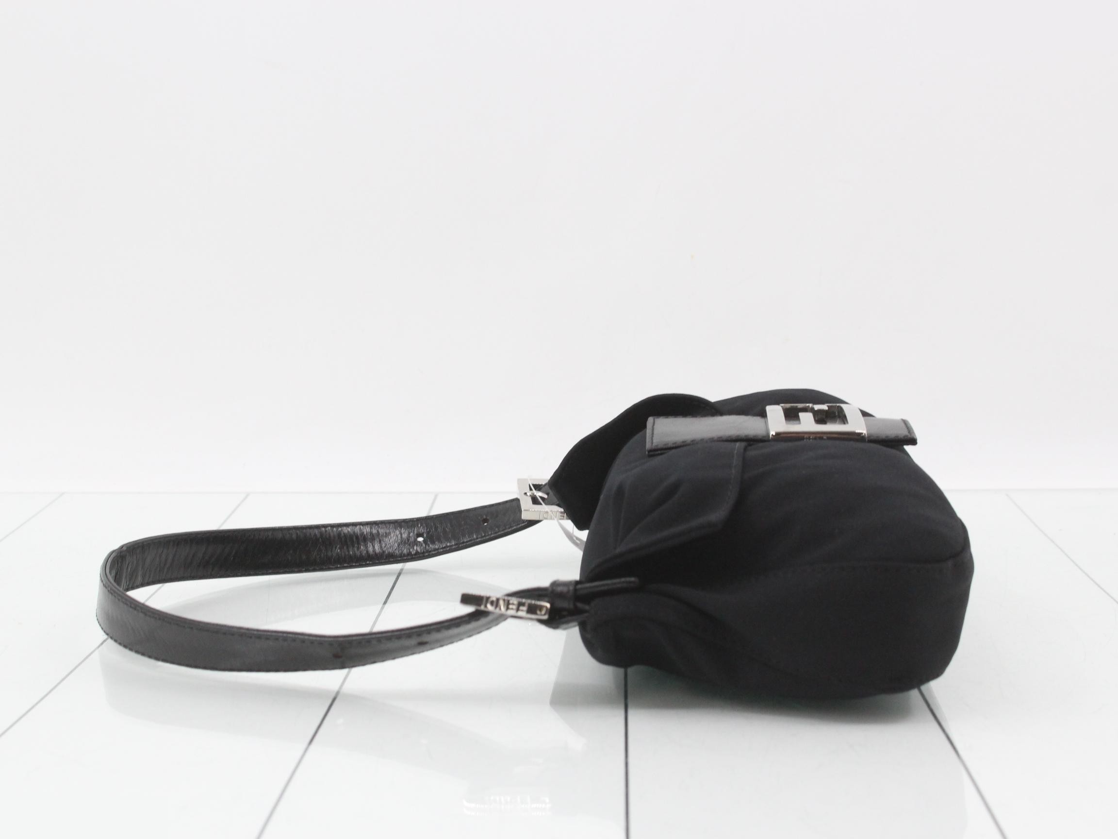 Cotton Mamma Bucket One-Shoulder Bag, Black — view 4
