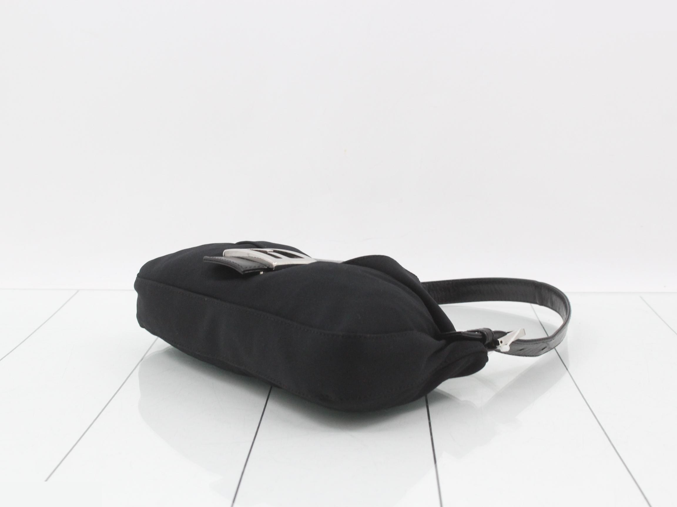 Cotton Mamma Bucket One-Shoulder Bag, Black — view 6