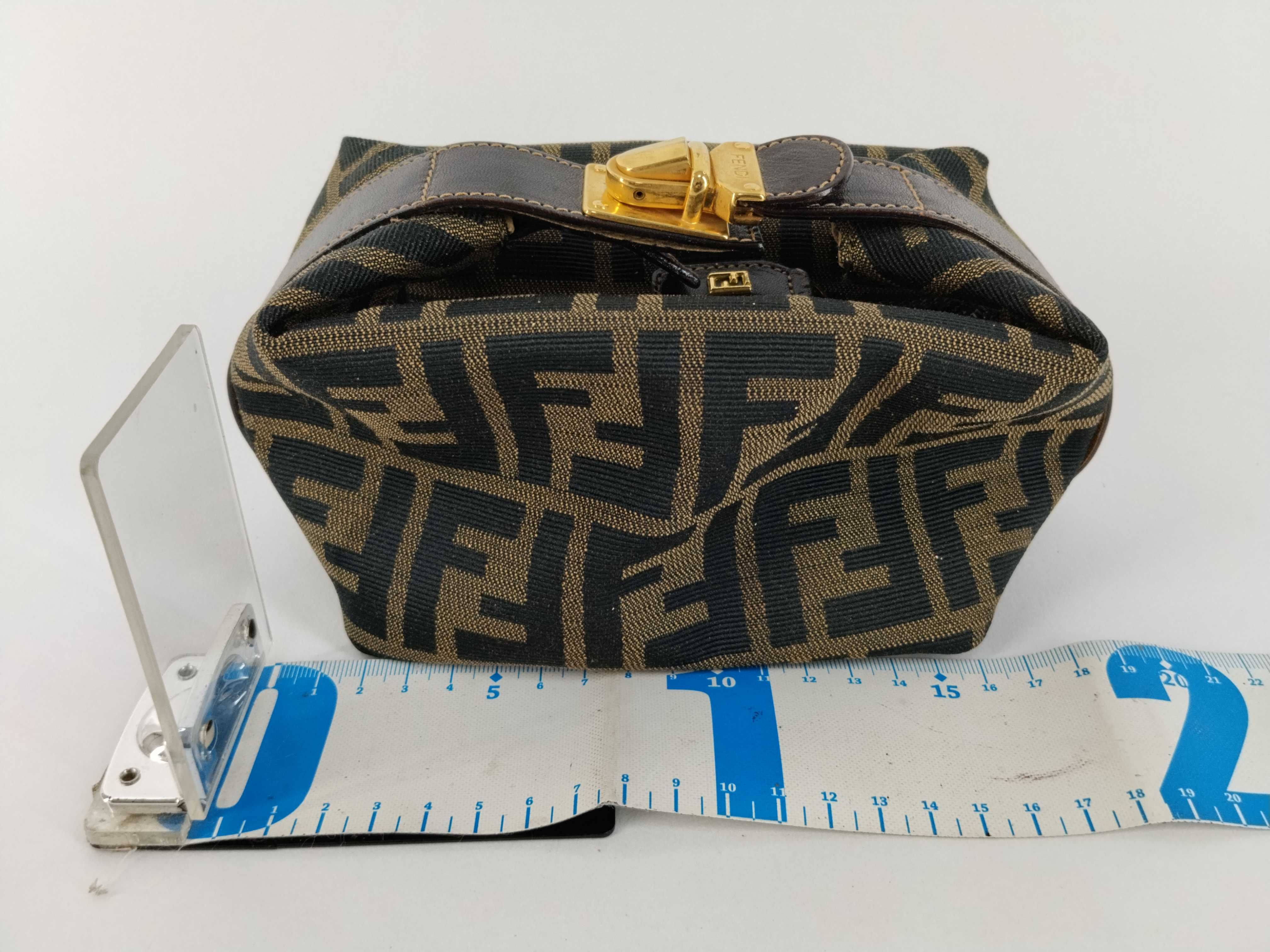 Zucca pattern Fendi Zucca handbag vanity brown handbag — view 2
