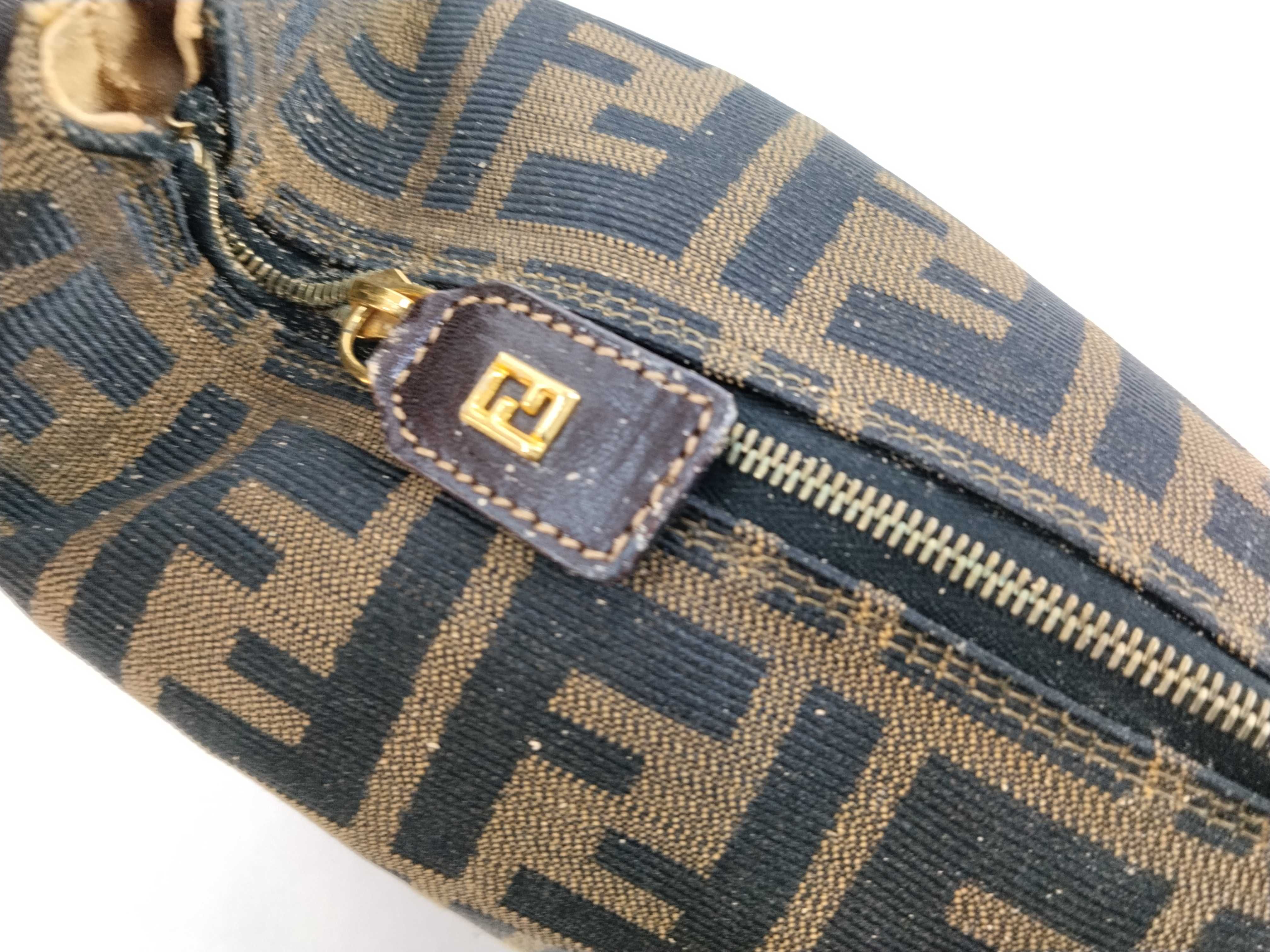Zucca pattern Fendi Zucca handbag vanity brown handbag — view 7