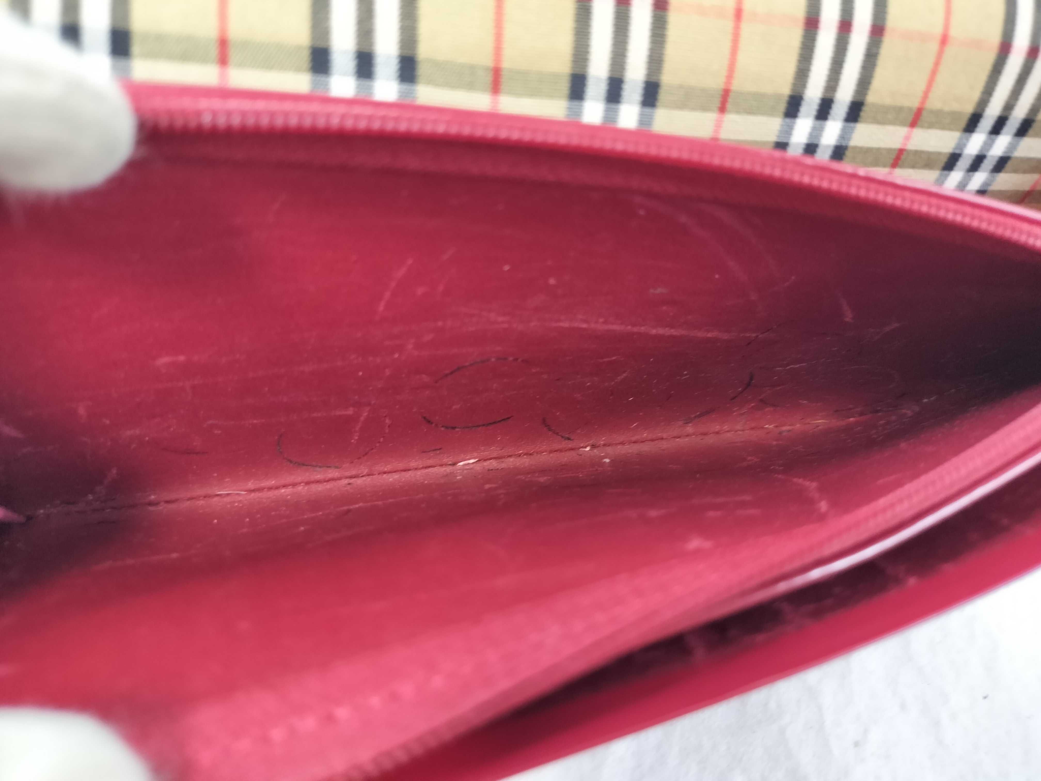 Leather Long Wallet, Check Pattern — view 11