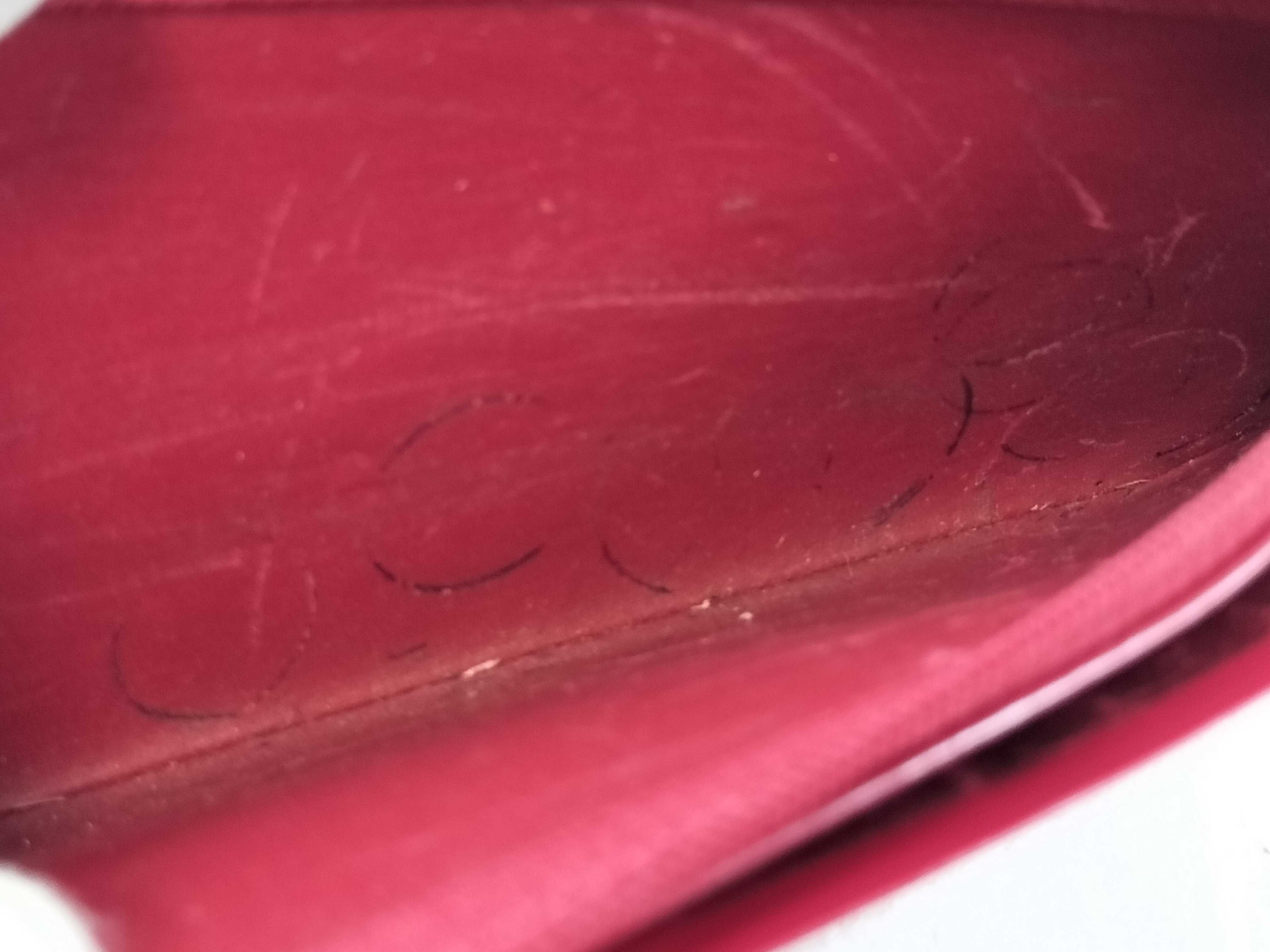 Leather Long Wallet, Check Pattern — view 12