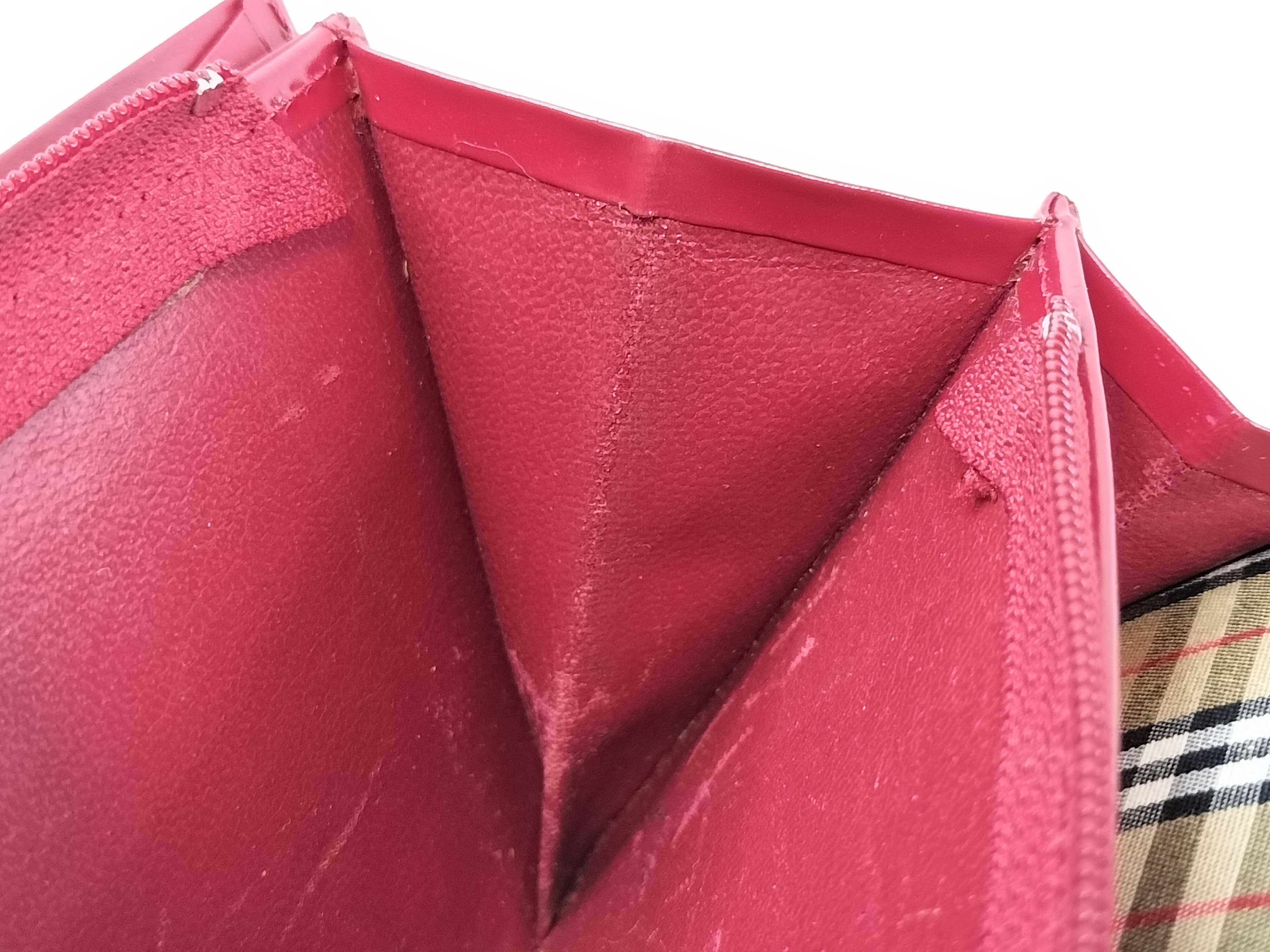 Leather Long Wallet, Check Pattern — view 13