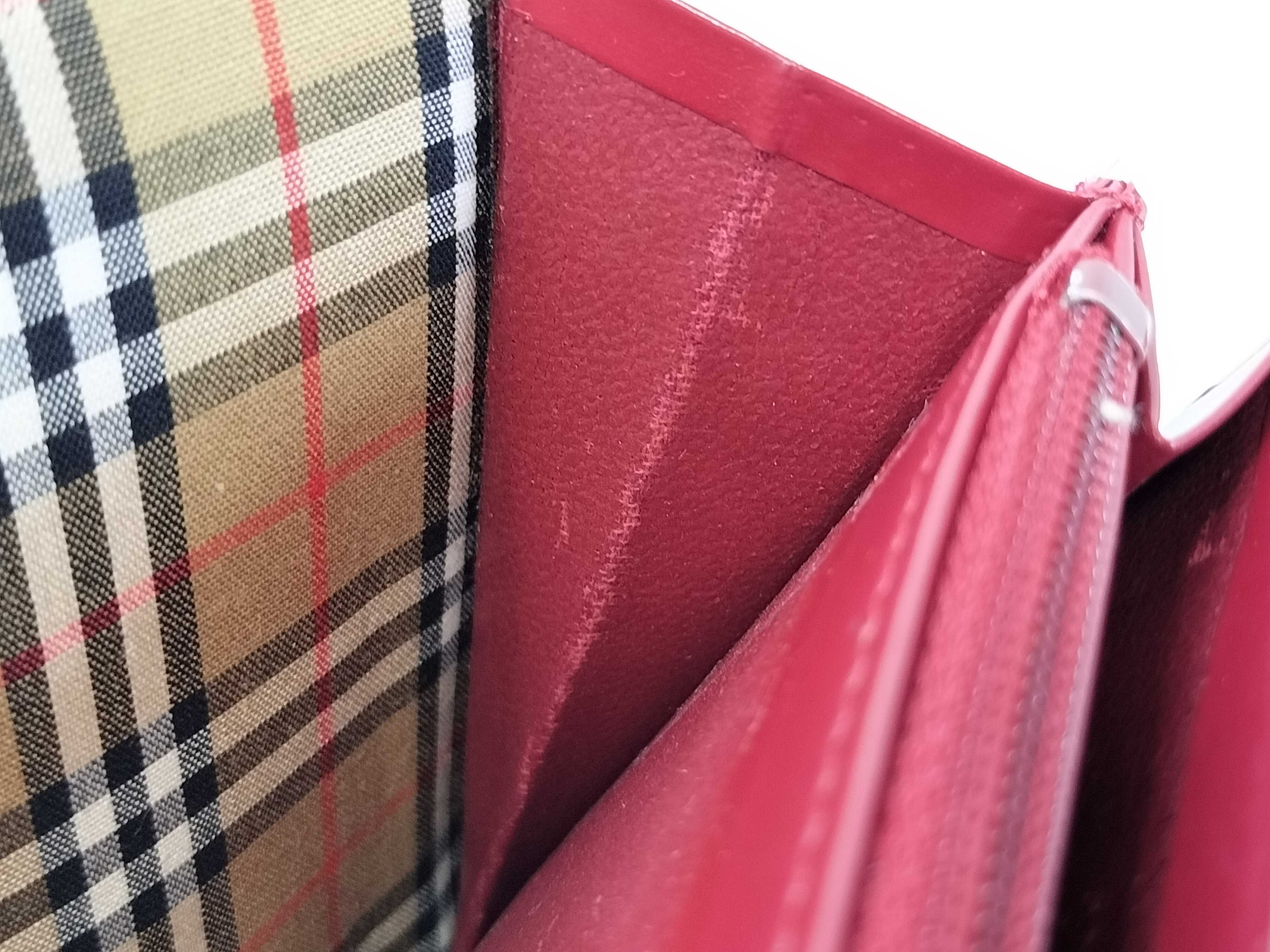 Leather Long Wallet, Check Pattern — view 14
