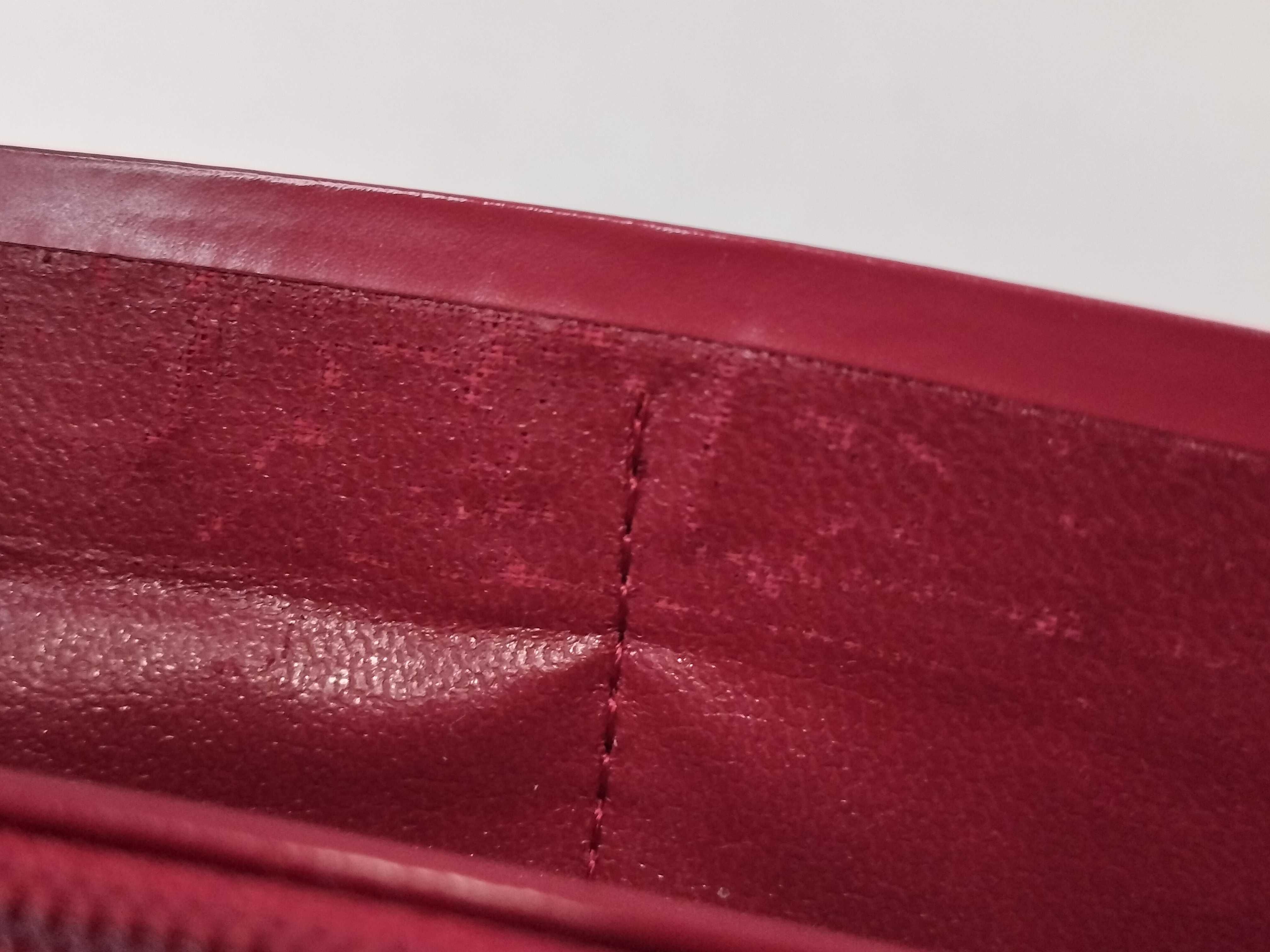 Leather Long Wallet, Check Pattern — view 15